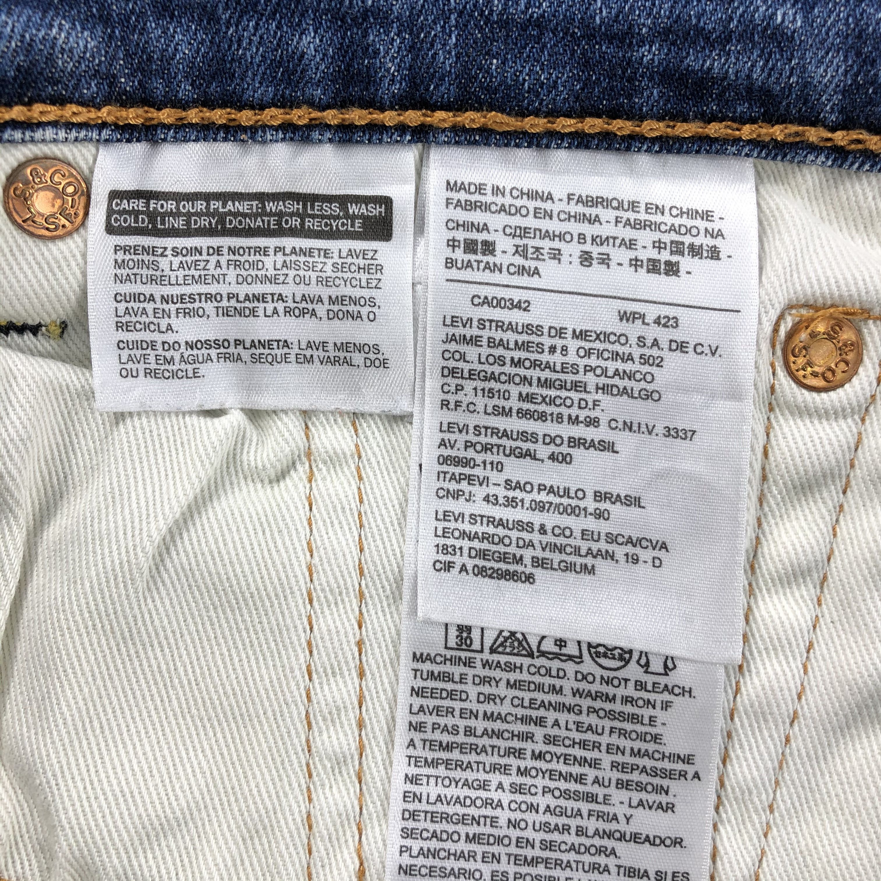 Levi's × Vintage Vintage Blue Wash Levis 511 Jeans-JM1945 Size US 30 / EU 46 - 10 Thumbnail