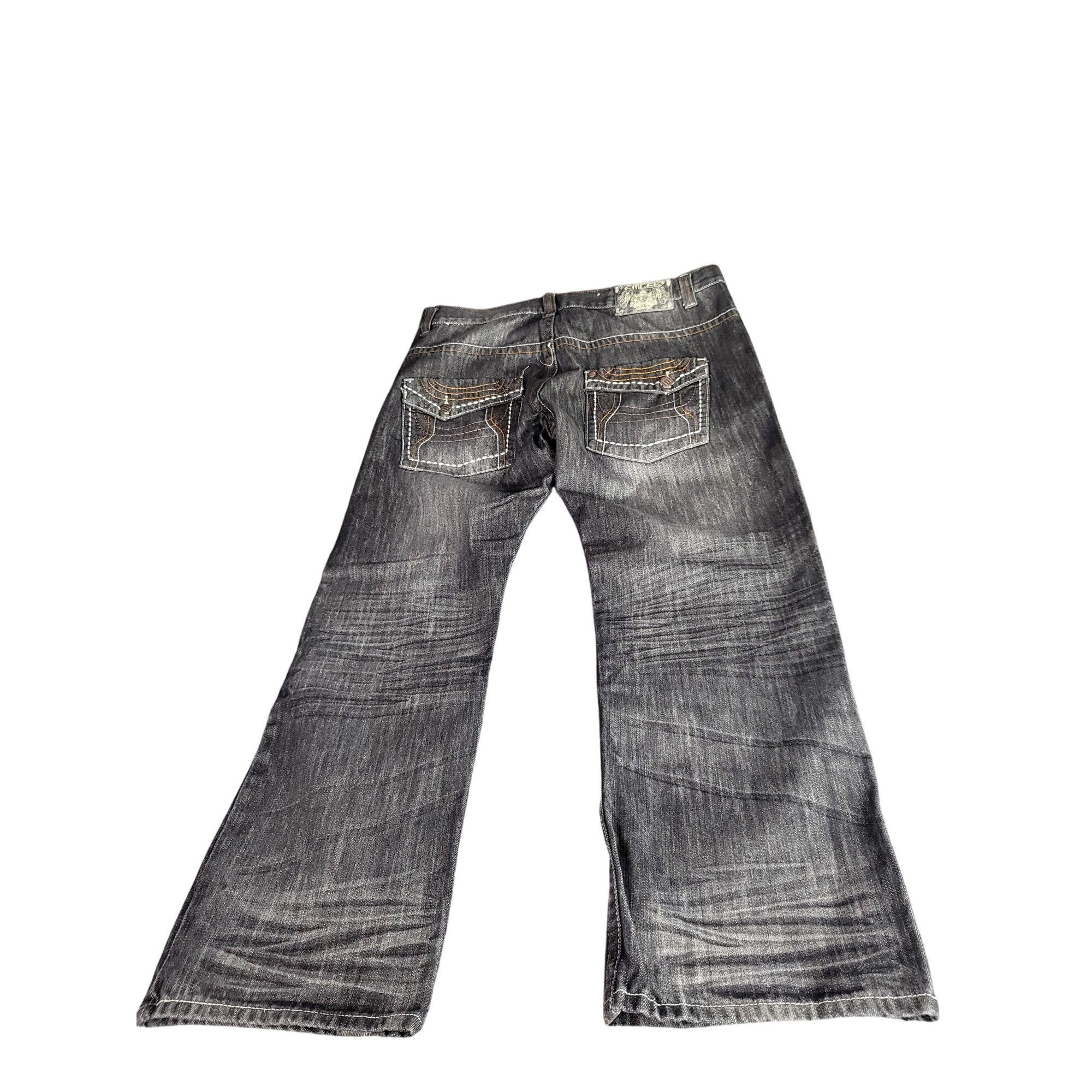 Vintage Vintage Y2k Emcee Black Denim Jeans Men’s 38x32 Baggy Hip Ho Size US 38 / EU 54 - 2 Thumbnail