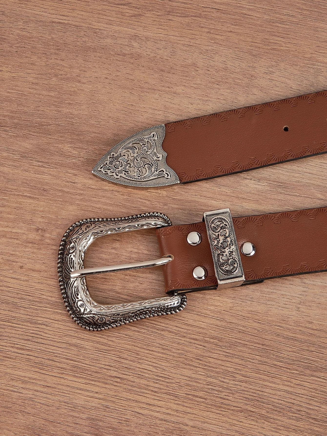 Other Western Brown Belt Size ONE SIZE - 2 Thumbnail