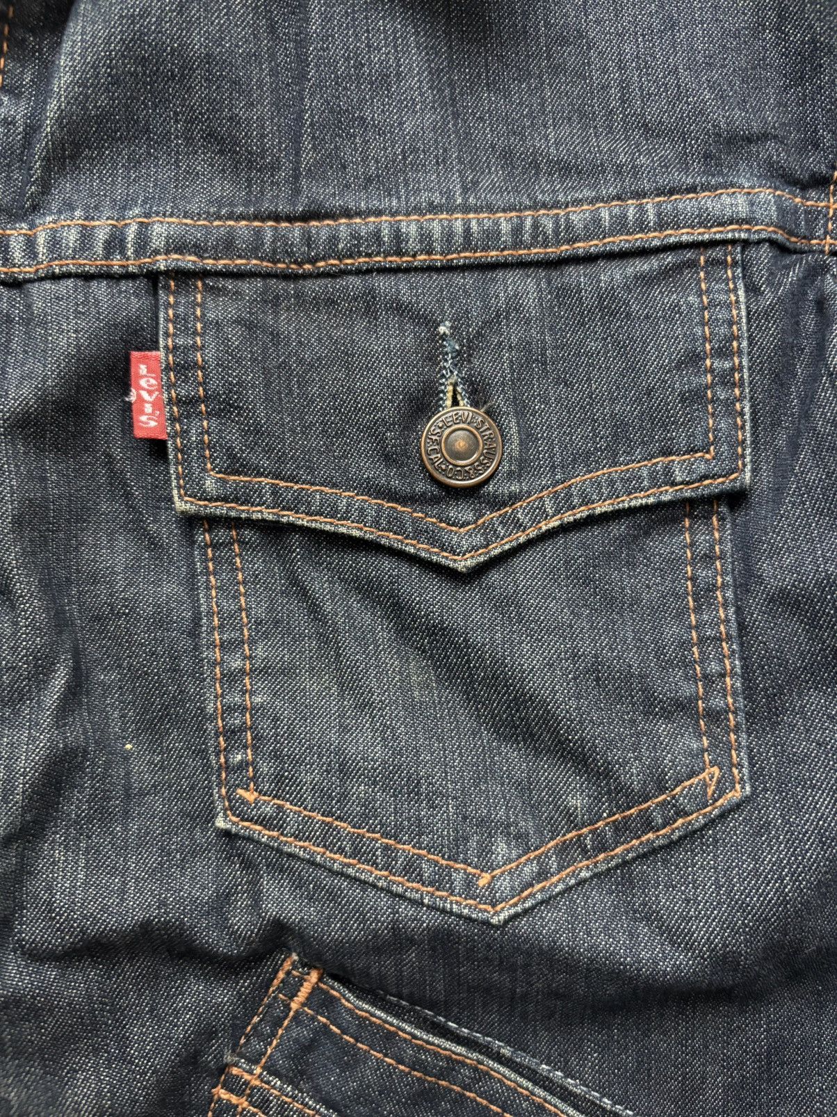 Levi's Vtg 2002 Levi’s Europe Zip-Up Denim Jacket - Y2K Archive Size S / US 4 / IT 40 - 2 Thumbnail