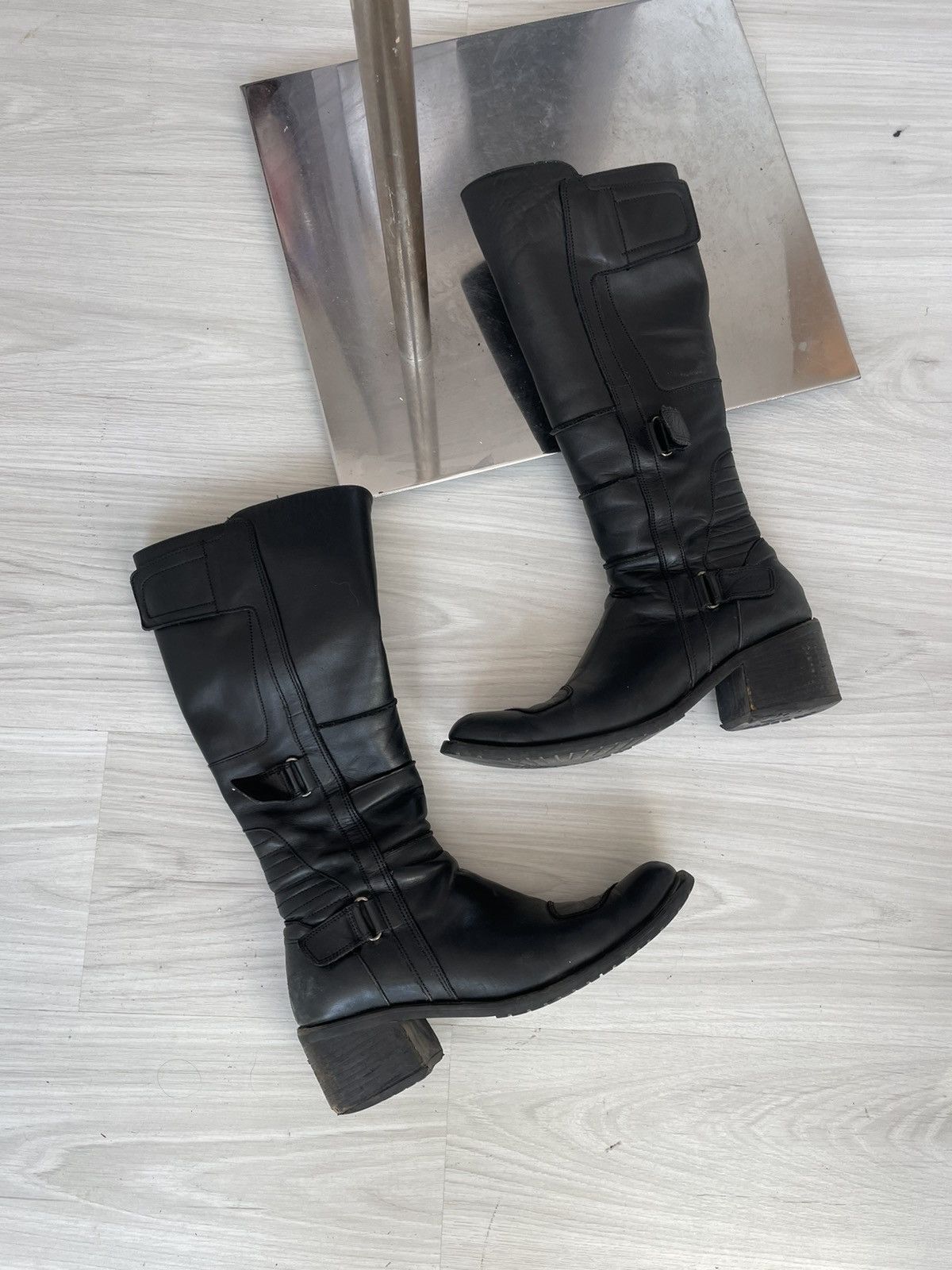 Vintage y2k leather boots Size US 6.5 / IT 36.5 - 4 Thumbnail