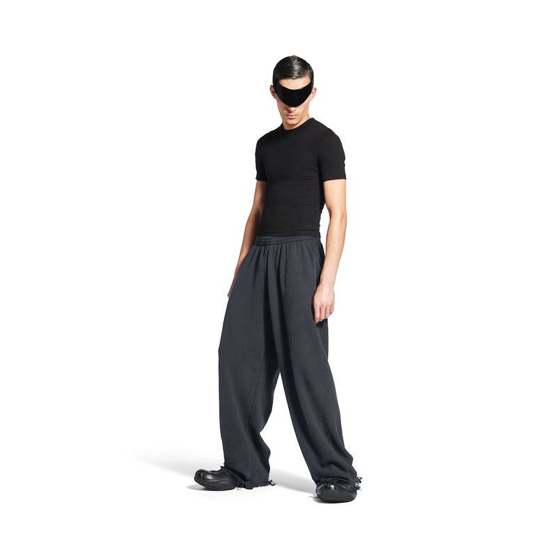 Balenciaga o1tr1nto0526 Nail Polish Cropped Sweatpants & Joggers Black Size US 30 / EU 46 - 2 Thumbnail