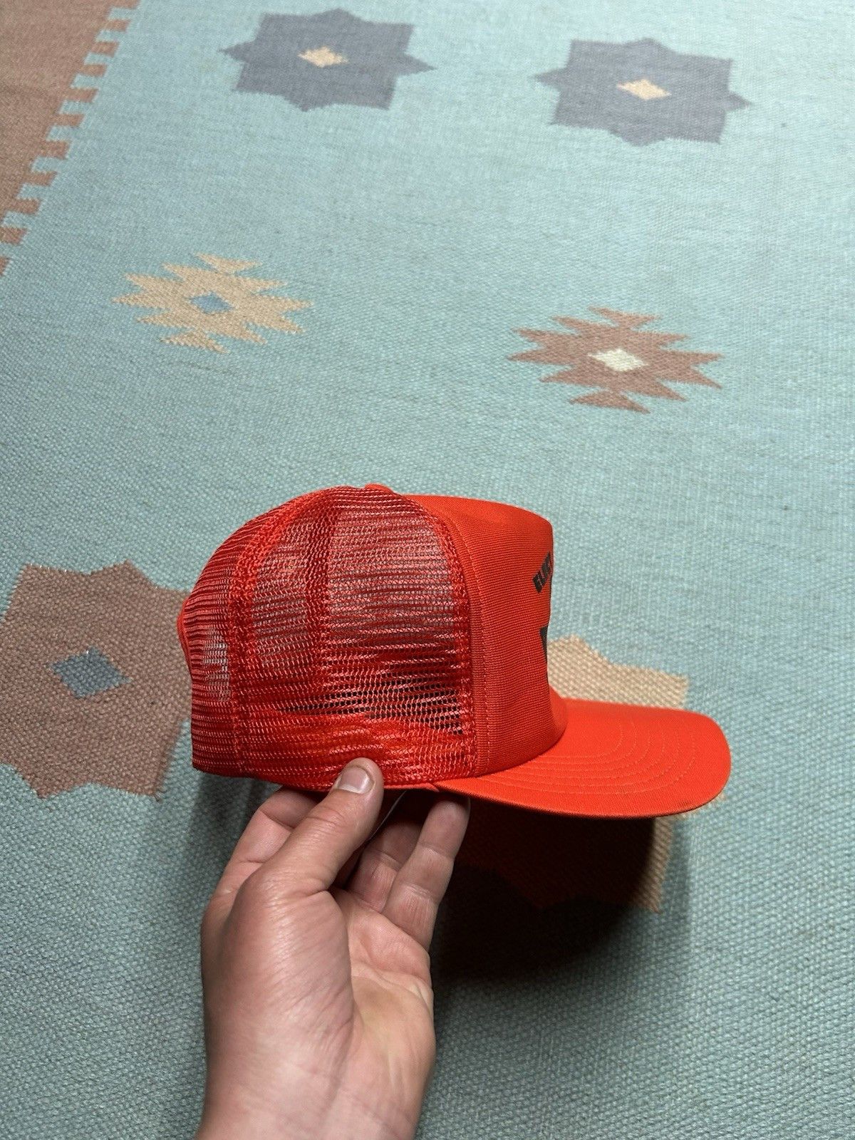 Vintage Vtg 80s trucker hat elect Clete Van Snepson committee USA Size ONE SIZE - 9 Thumbnail
