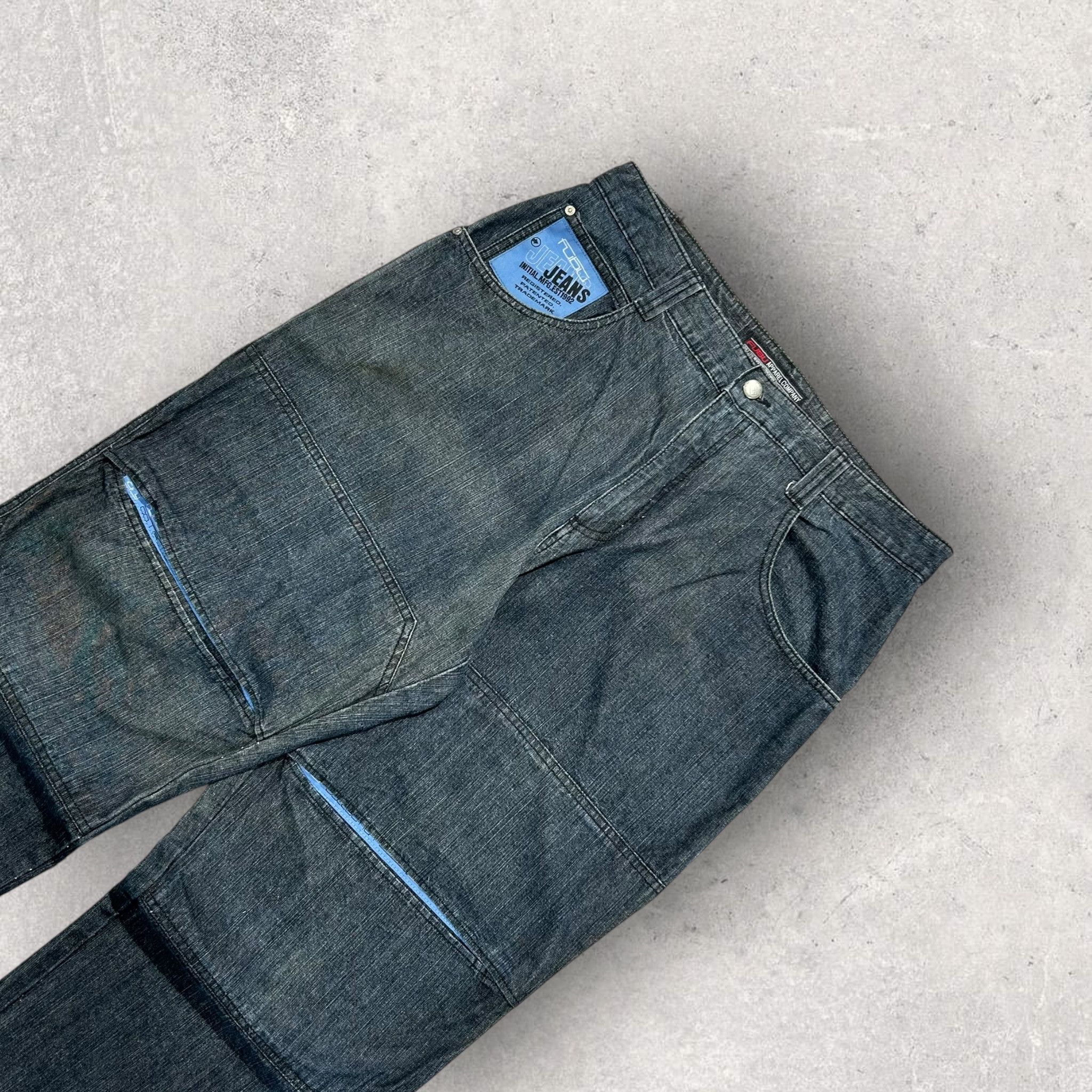 Fubu × Vintage Vintage FUBU Jeans Wide Leg Baggy Fit 34 Size US 34 / EU 50 - 3 Thumbnail