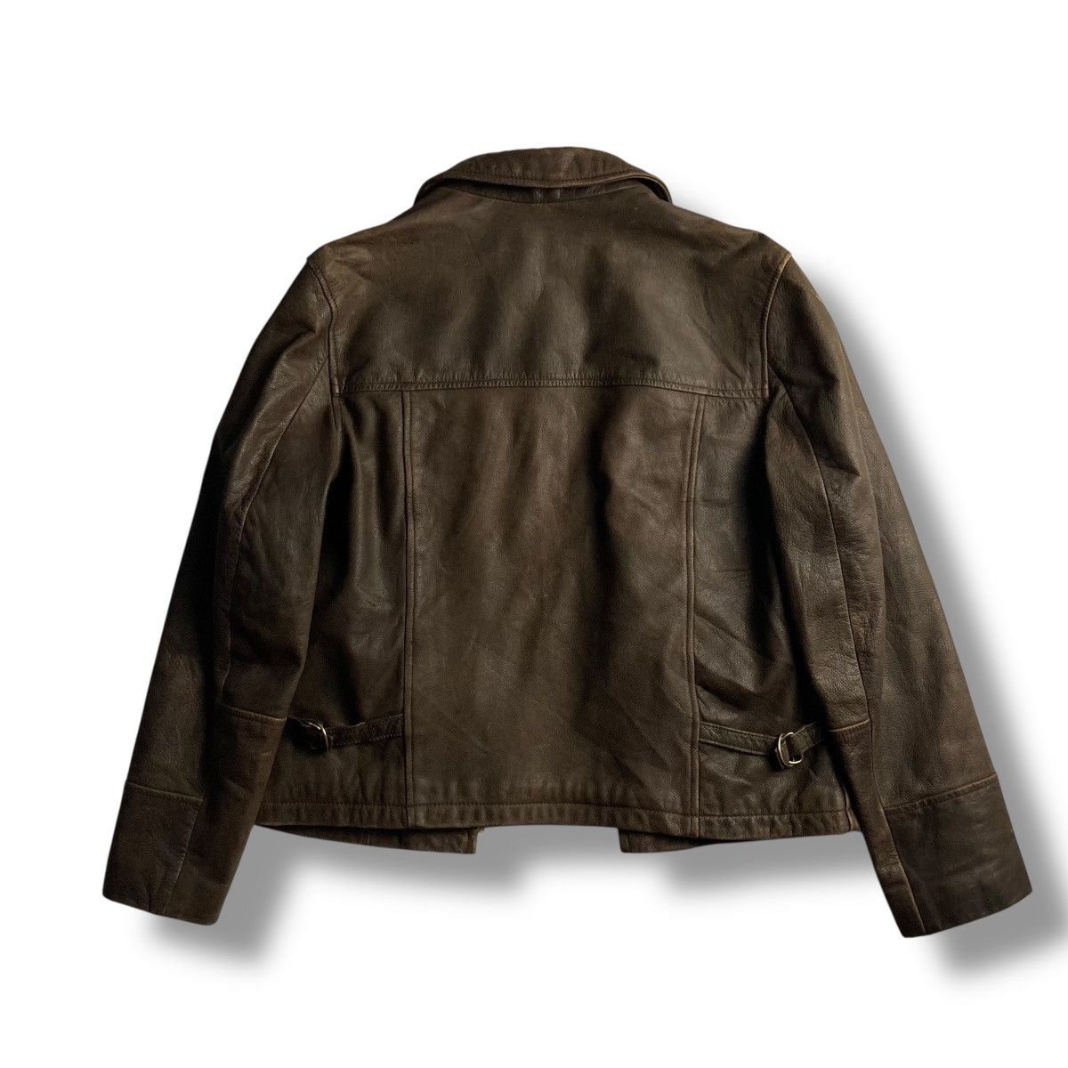 Hysteric Glamour 🇯🇵 NAKEQ QUEEN BUCKLE WAIST COWHIDE GENUINE LEATHER JACKET Size M / US 6-8 / IT 42-44 - 2 Thumbnail