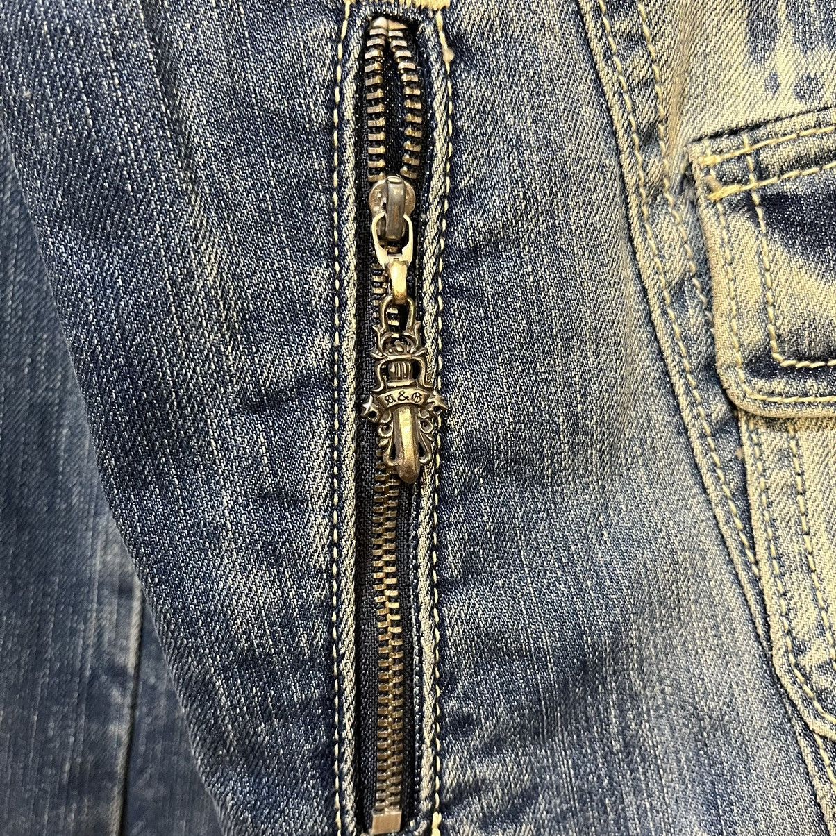 A&G Rock Rare A&G Amal Guessous x Sex Pistols Biker Denim Jacket Size US L / EU 52-54 / 3 - 6 Thumbnail