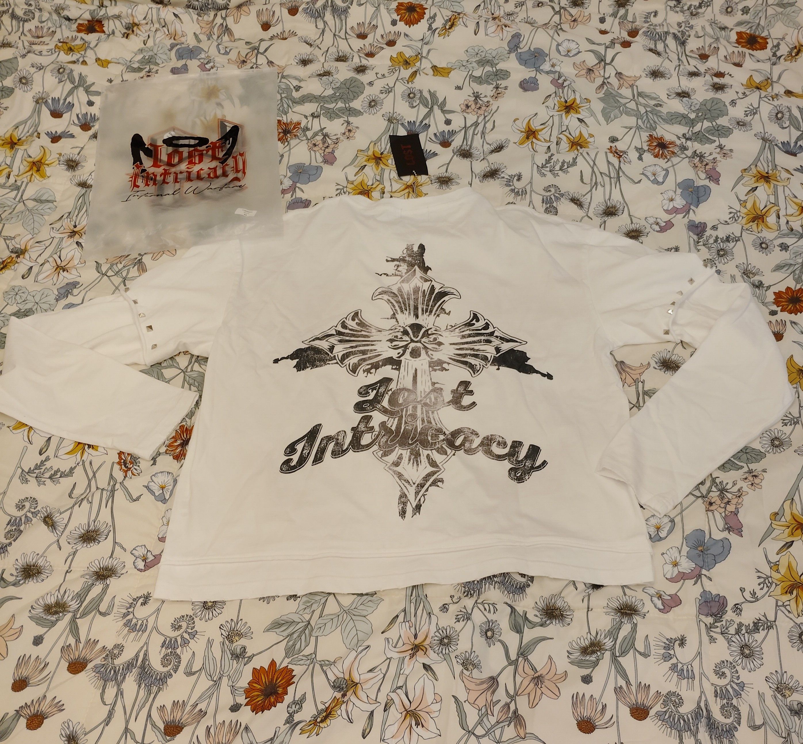 LOST INTRICACY Lost Intricacy White Westwood Long Sleeve Size Medium Size US XL / EU 56 / 4 - 4 Thumbnail
