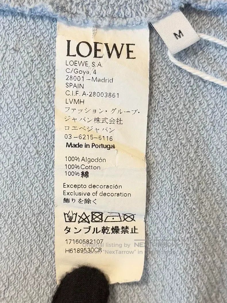 Loewe Loewe Sky Blue Embroidered Sweatshirt Size M / US 6-8 / IT 42-44 - 8 Thumbnail