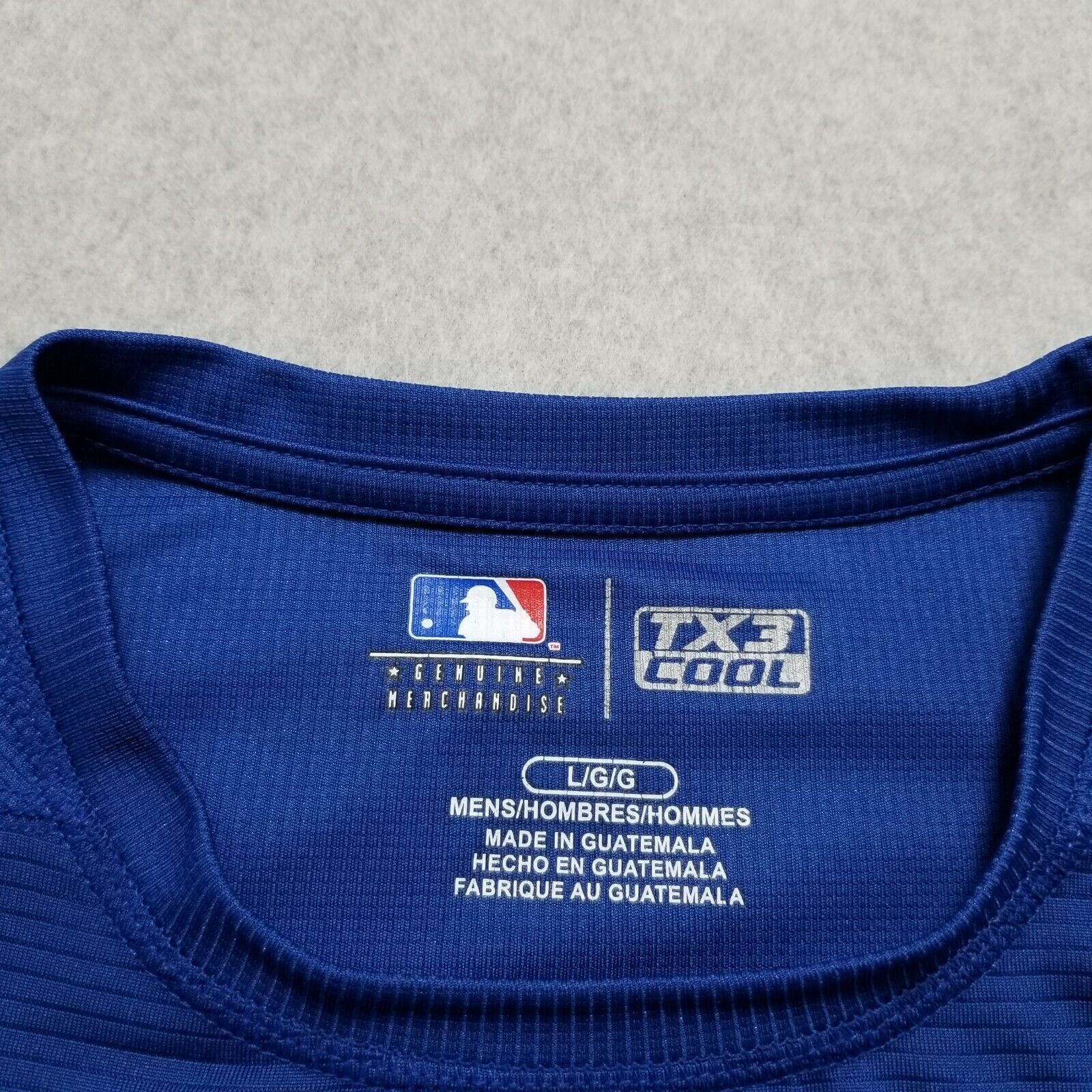 MLB LA Dodgers Baseball Shirt Mens Large Short Sleeve TX3 Cool Size US L / EU 52-54 / 3 - 2 Thumbnail