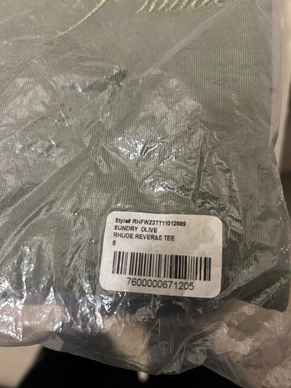 Rhude Rhude sundry olive reverse tee Size US S / EU 44-46 / 1 - 10 Thumbnail