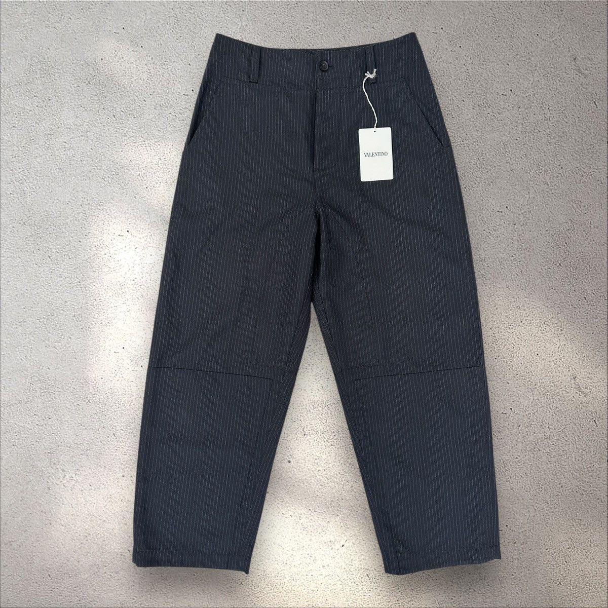 Valentino Valentino Pinstripe Workwear Pants Size US 30 / EU 46 - 1 Thumbnail