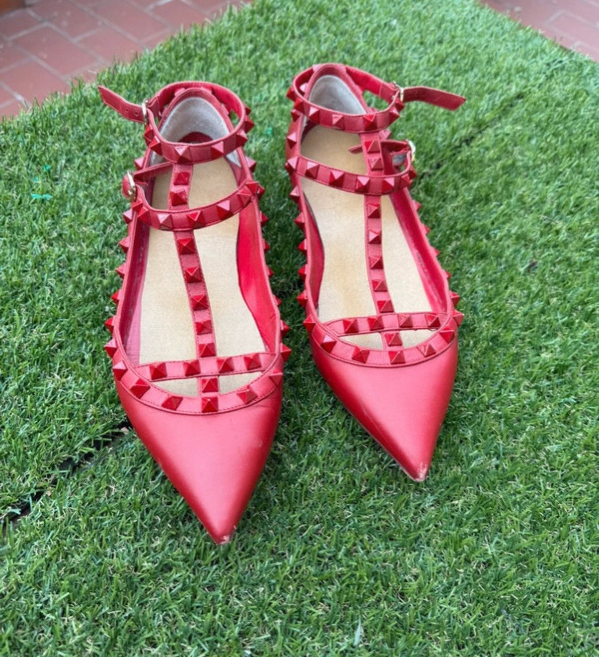 Valentino Ballerino Valentino Rockstud Size US 9 / IT 39 - 2 Thumbnail
