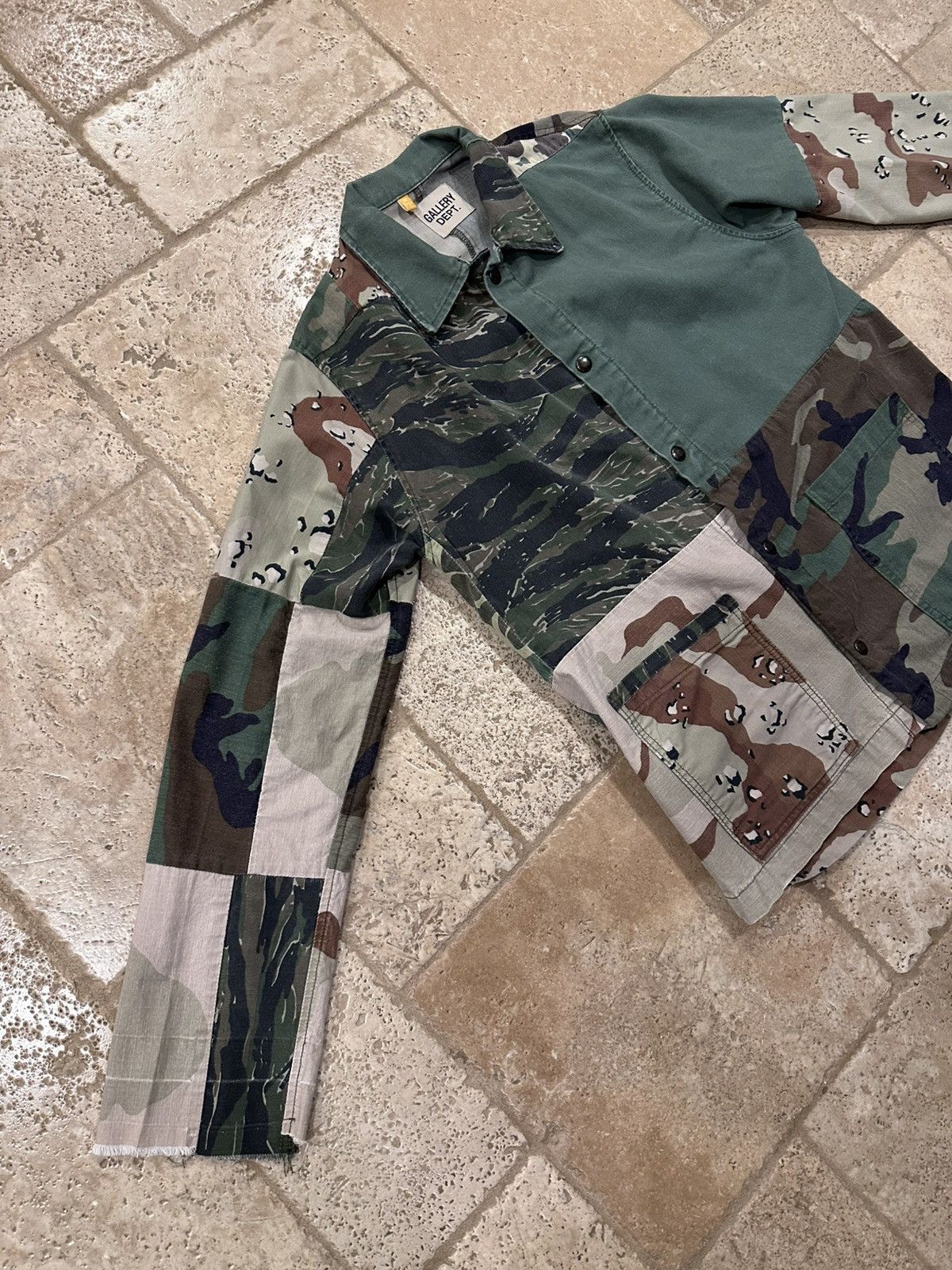 Gallery Dept. Gallery Dept Camo Print Patchwork Twill Shirt Jacket Size US M / EU 48-50 / 2 - 6 Thumbnail