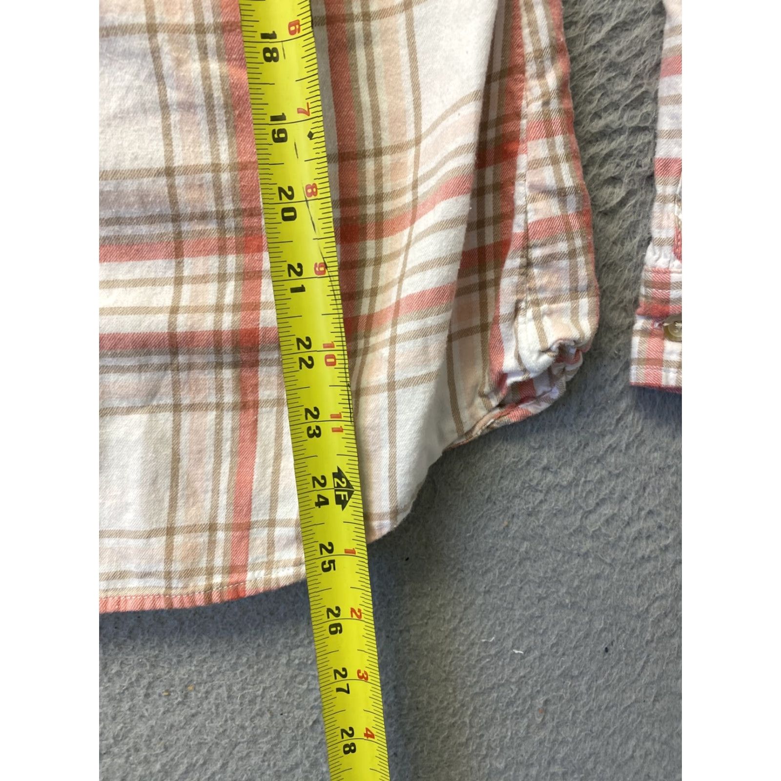 Croft & Barrow CROFT & BARROW Women's Button-Up Shirt Plaid Long Sleeve Cowgirl Multicolor Size M Size M / US 6-8 / IT 42-44 - 5 Thumbnail