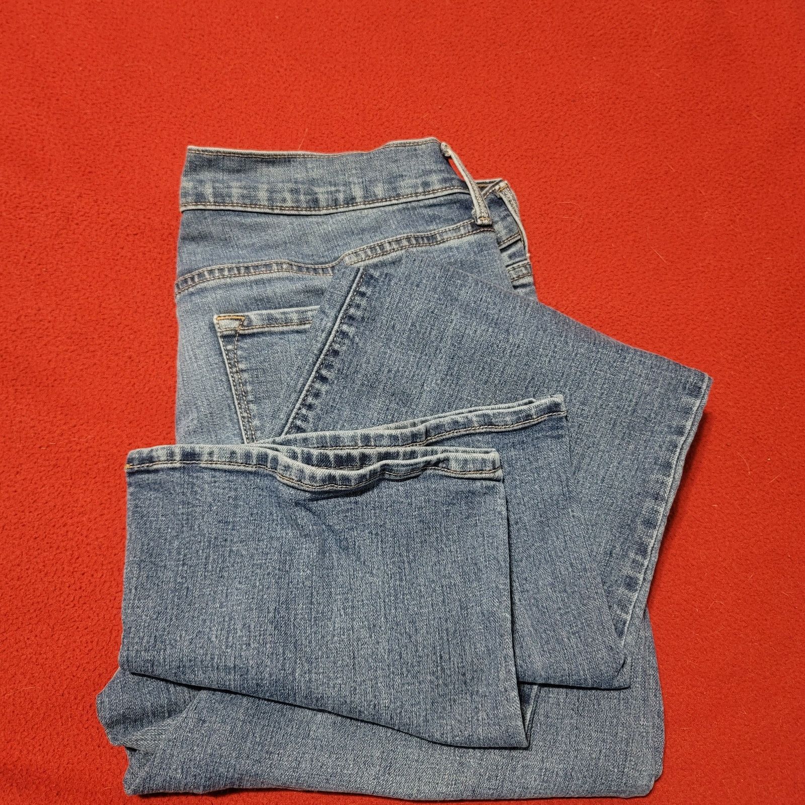 Old Navy Old Navy Stone Washed Blue Mid Rise Denim Jeans 10 Stretch Size 32" / US 10 / IT 46 - 1 Thumbnail