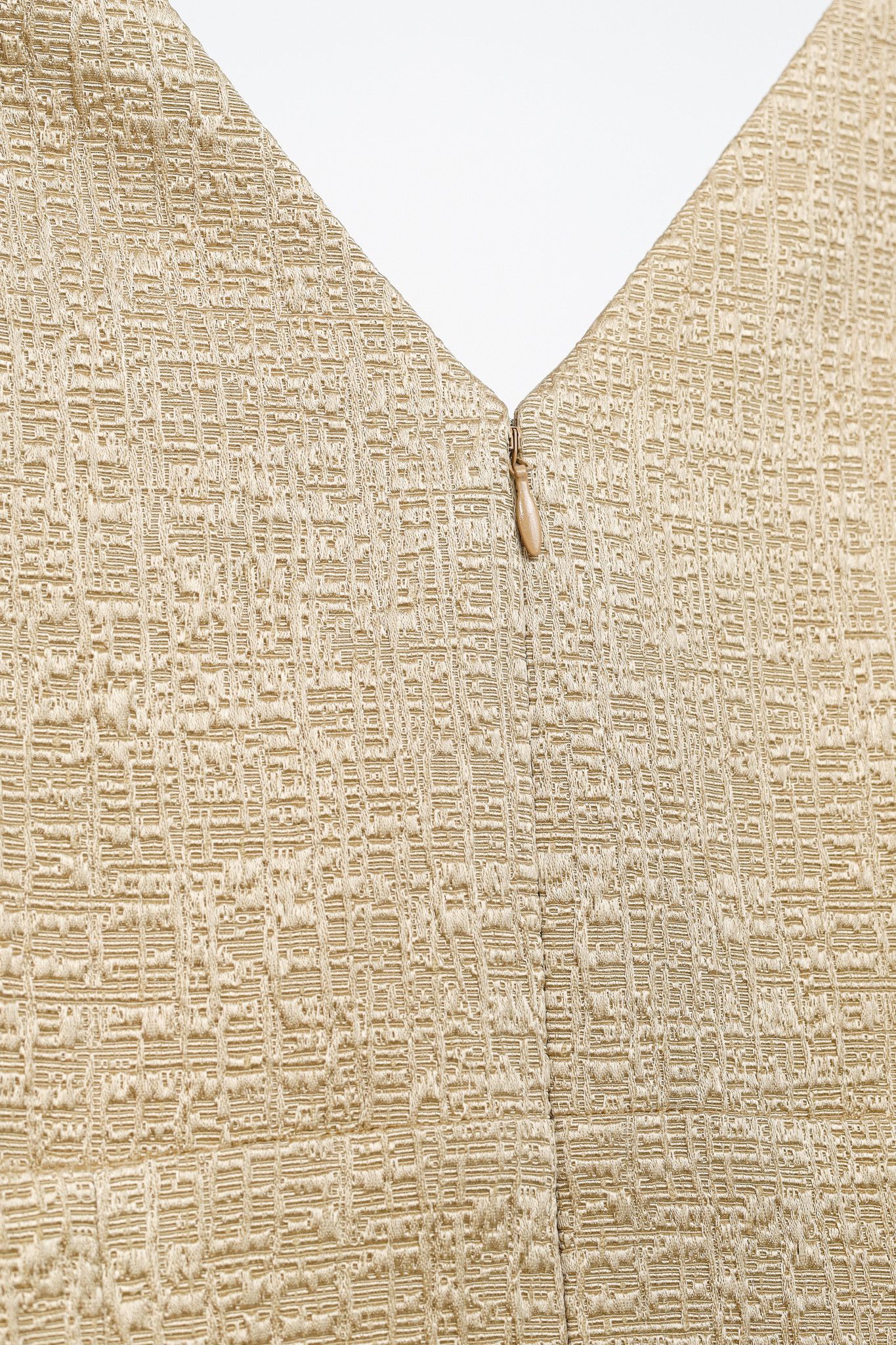 Oscar De La Renta Oscar de la Renta SS/11 Jacquard Sleeveless Pleated Dress Size XS / US 0-2 / IT 36-38 - 7 Thumbnail