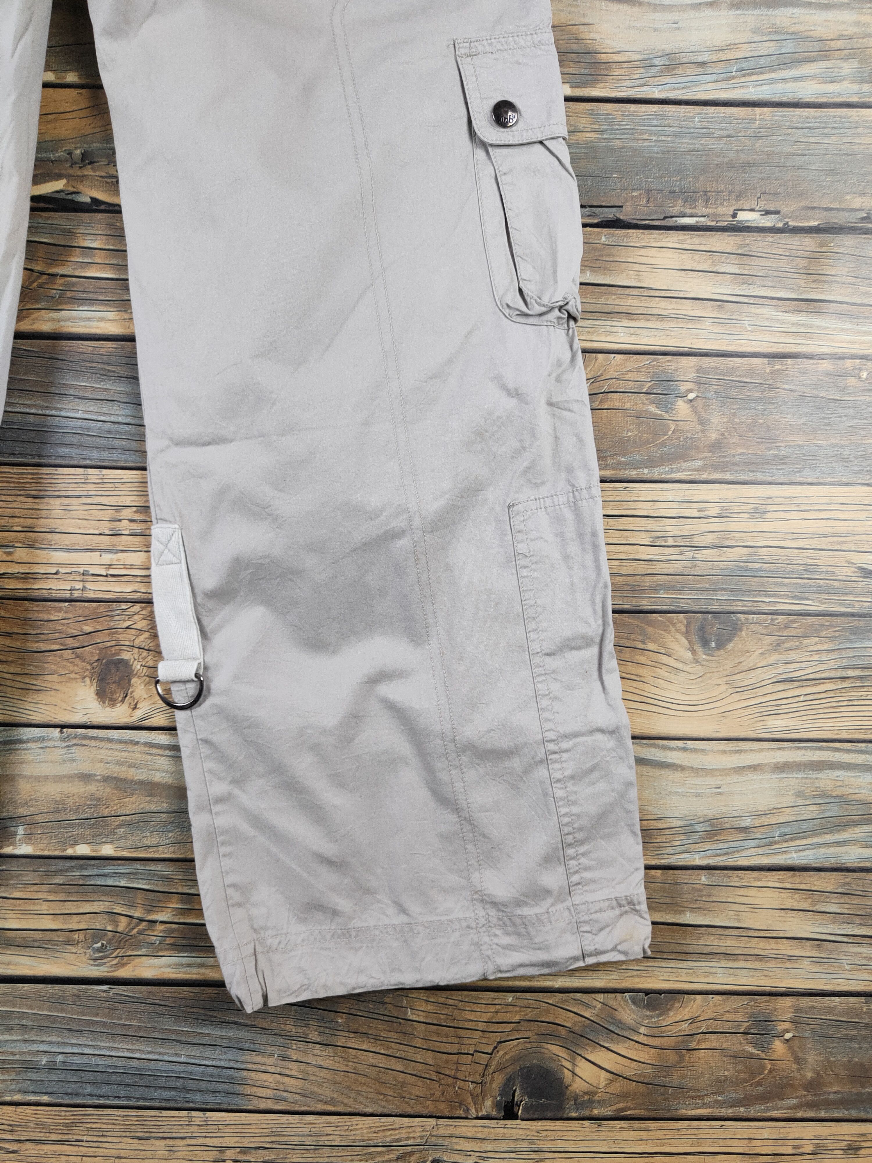 Japanese Brand DL Jnb Gray Multipocket Tactical Cargo Pants #1337 Size 30" / US 8 / IT 44 - 11 Thumbnail