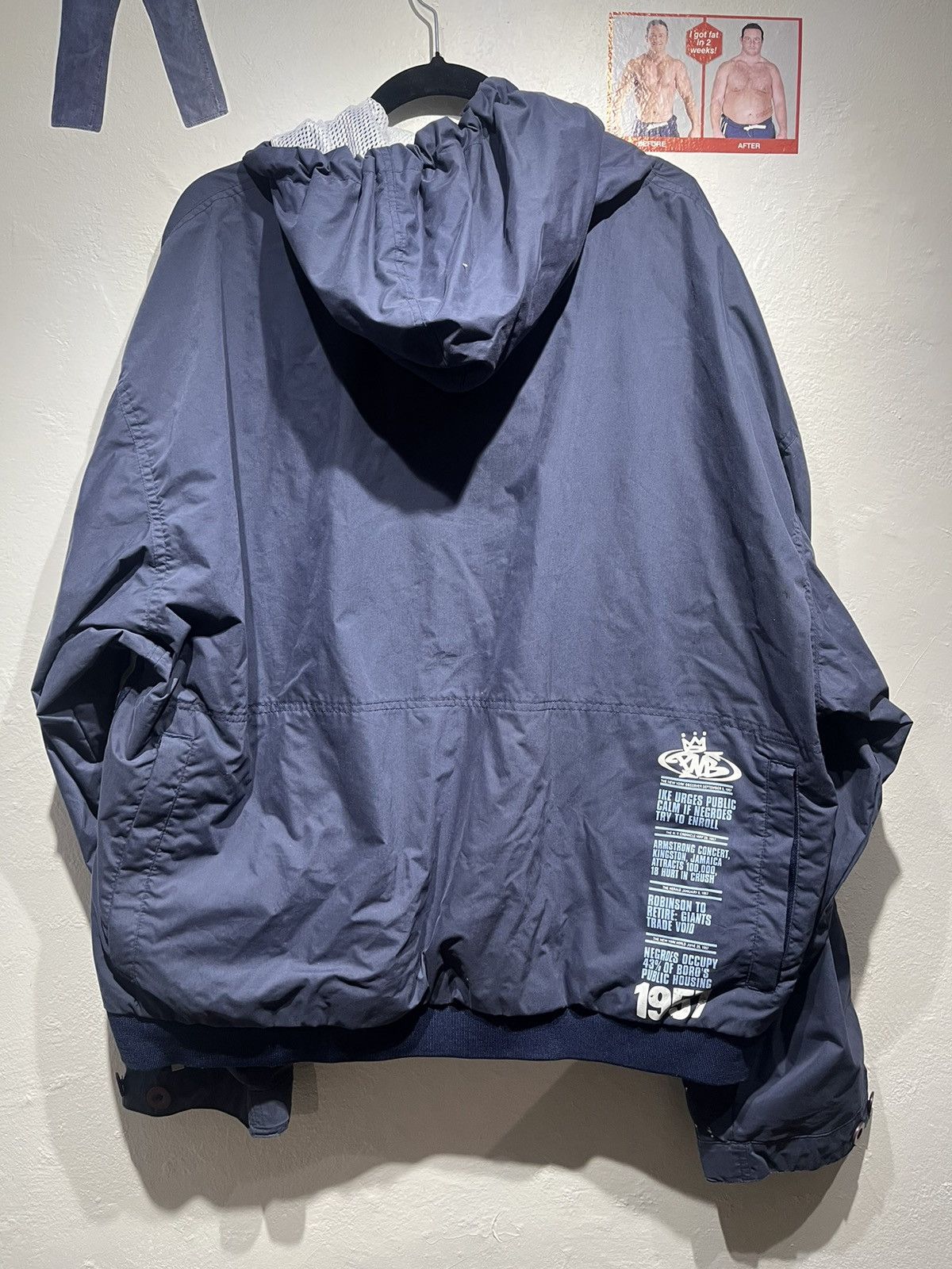 JNCO × Rap Tees × Vintage Vintage PNB Nation Clothing windbreaker Size US XL / EU 56 / 4 - 2 Thumbnail