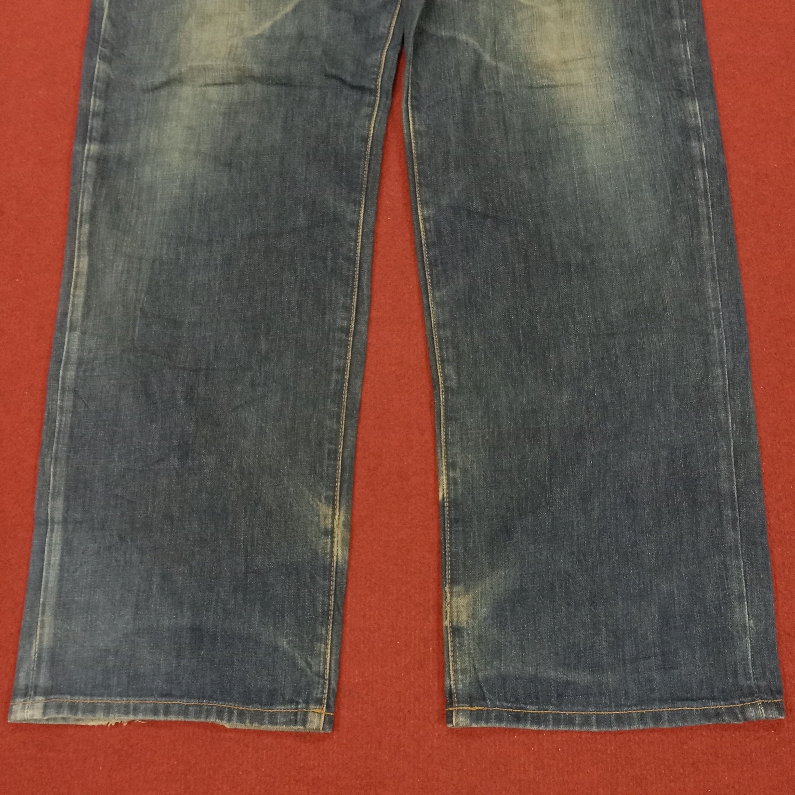 Stussy × Vintage Stussy Streetwear Custom Art Logo Style Jeans Size US 36 / EU 52 - 6 Thumbnail
