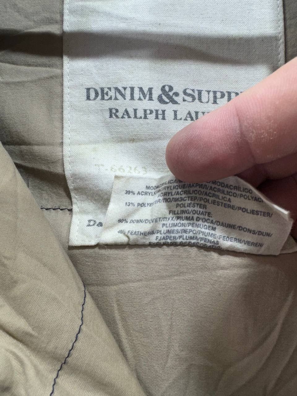 Ralph Lauren Vintage Denim & Supply Ralph Lauren Puffer / Down Jacket Size US XL / EU 56 / 4 - 9 Thumbnail