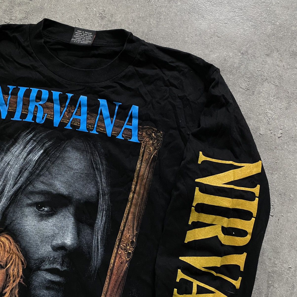 Nirvana × Vintage Nirvana Kurt Cobain 1996 Memories of Kurt Longsleeve Size US L / EU 52-54 / 3 - 6 Thumbnail
