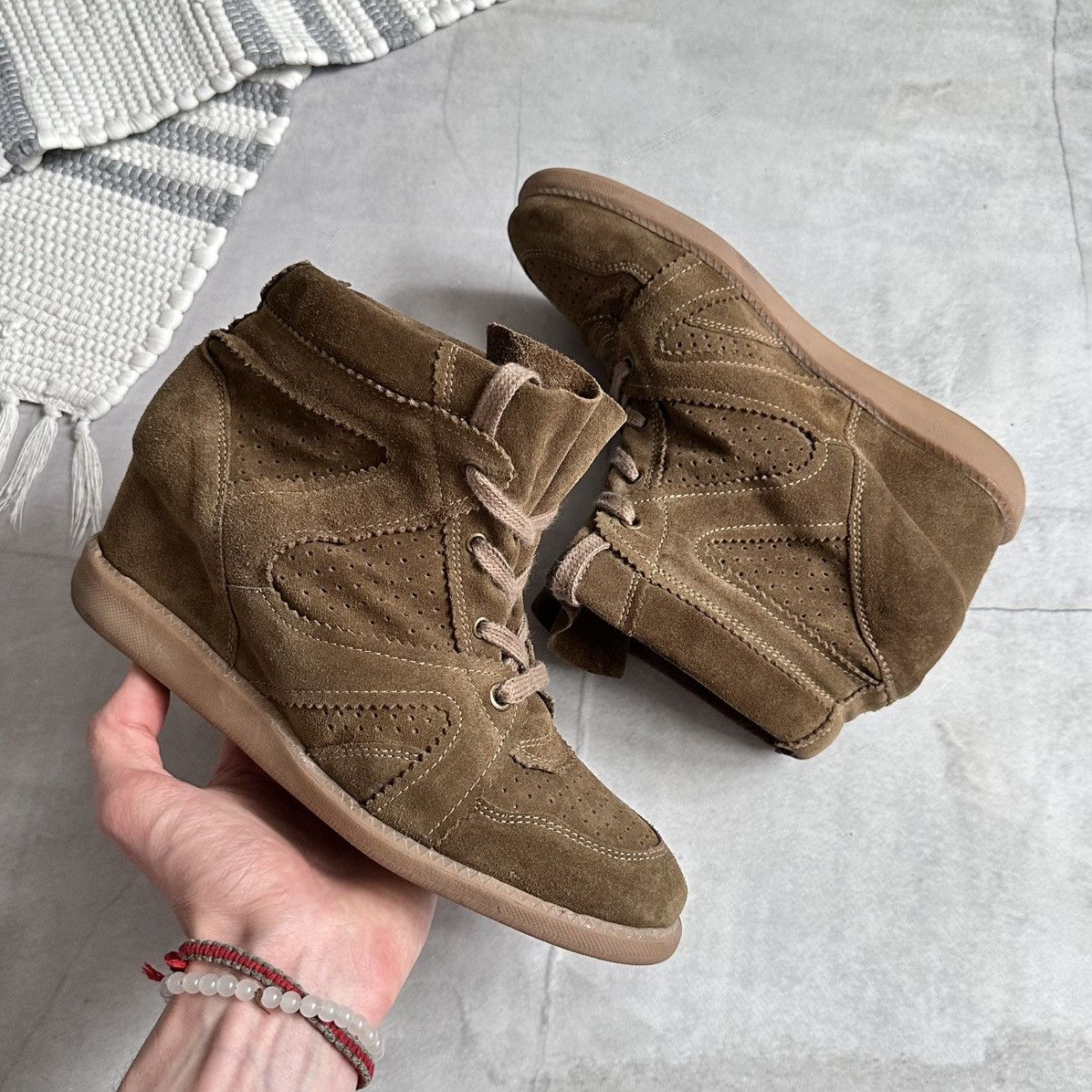 Isabel Marant Y2K Bobby Bekett Wedge Sneakers Shoes Isabel Marant Style Size US 10 / IT 40 - 6 Thumbnail