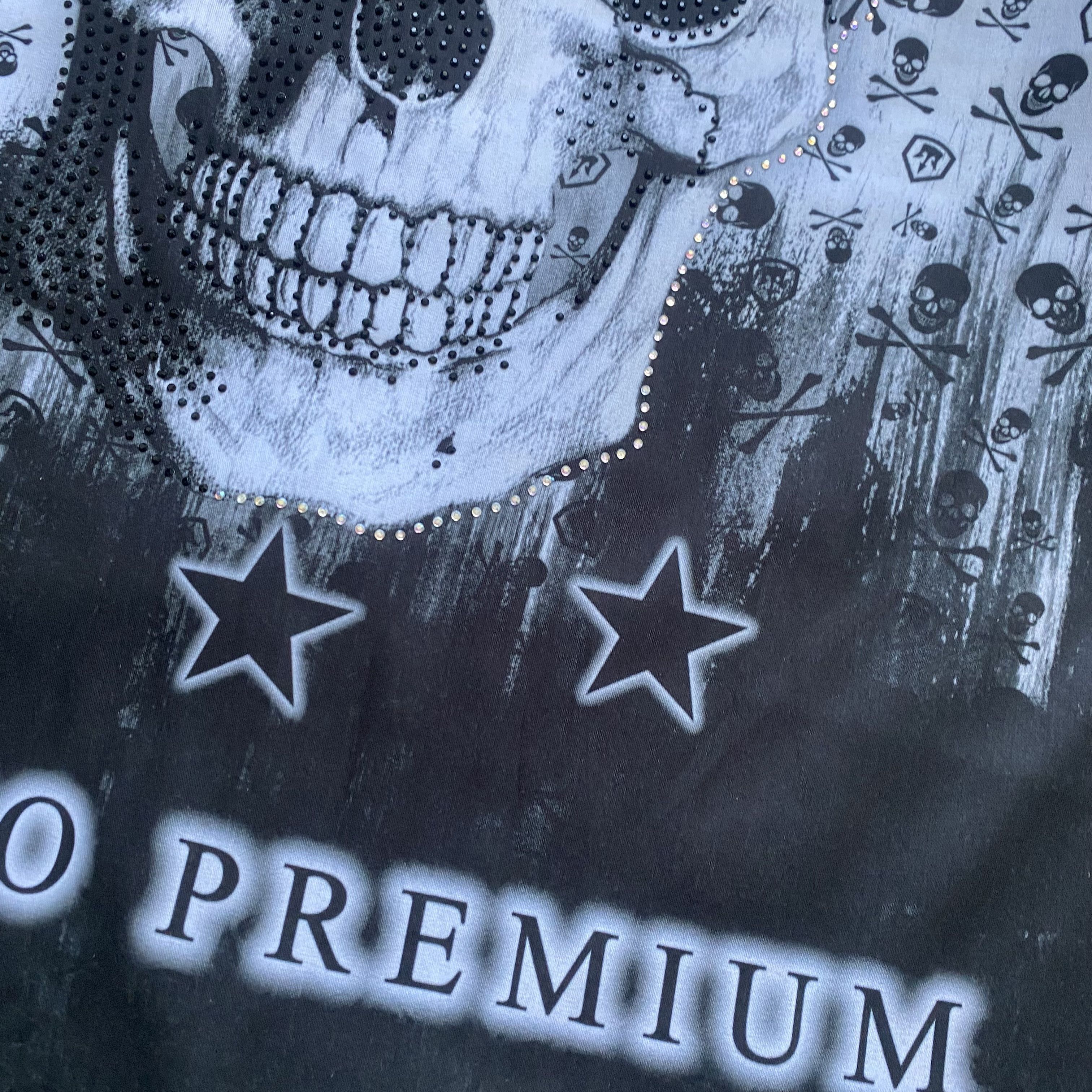 Affliction 💀Designer Phillip Plain style skull print shirt Y2K opium Size US L / EU 52-54 / 3 - 9 Thumbnail
