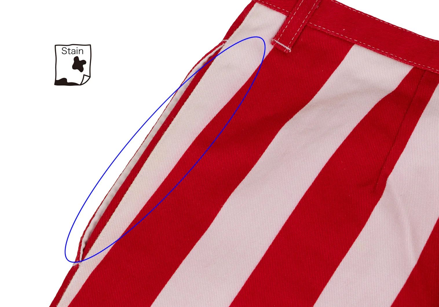 Jean Paul Gaultier Cotton Stripe Pants in Red and White Size 48 Size US 32 / EU 48 - 12 Thumbnail