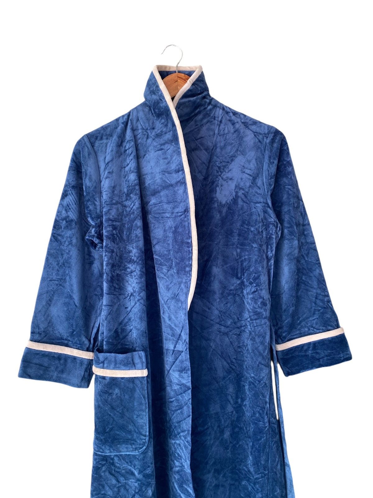 Designer × If Only Was True × Japanese Brand Vtg ELLE CHANTE Bath Rope Velvet Size 22" - 2 Thumbnail