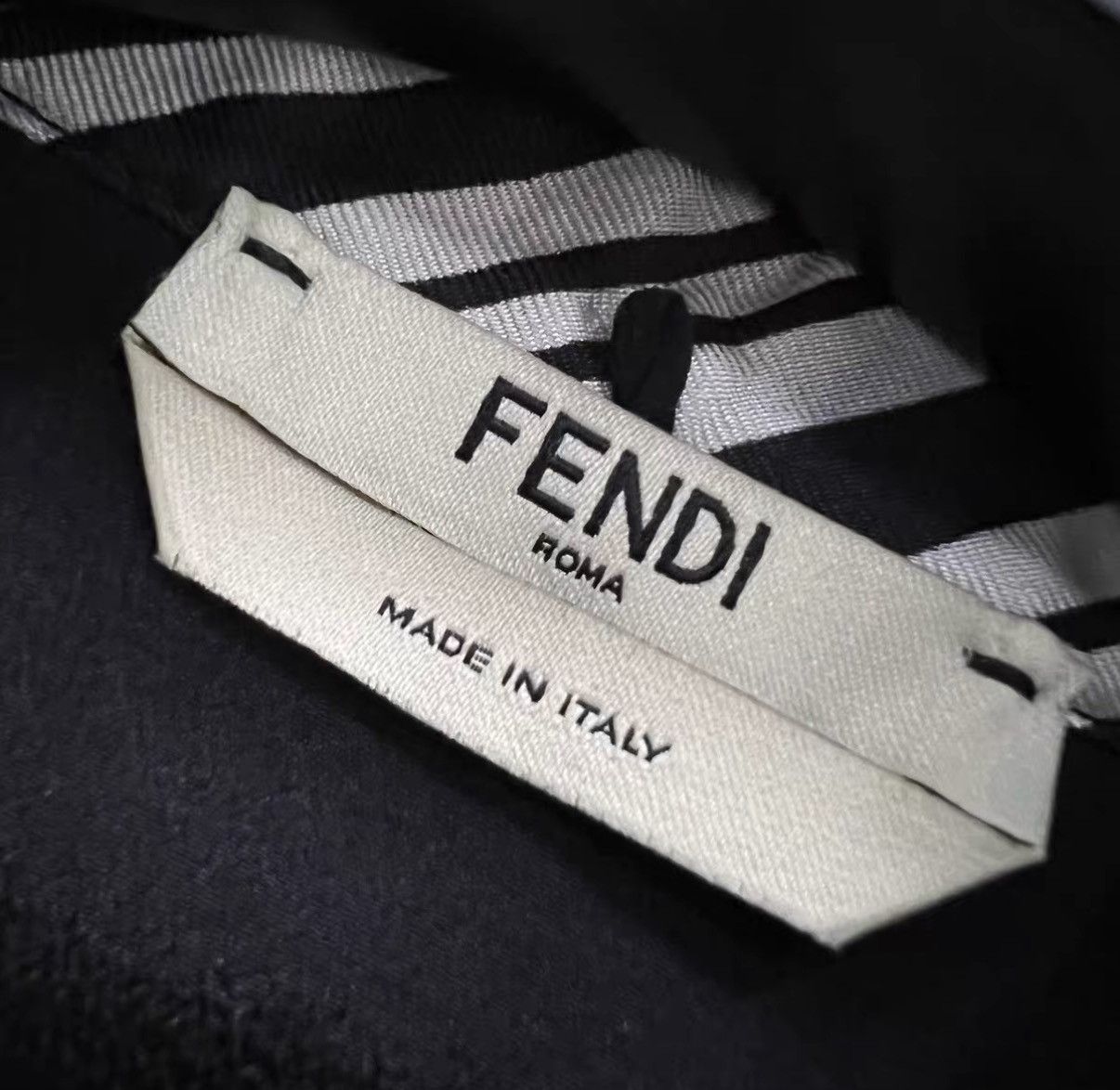 Fendi FENDI × Joshua Vides Co-branded Striped Waist-tied Dress J41 Size XS / US 0-2 / IT 36-38 - 3 Thumbnail