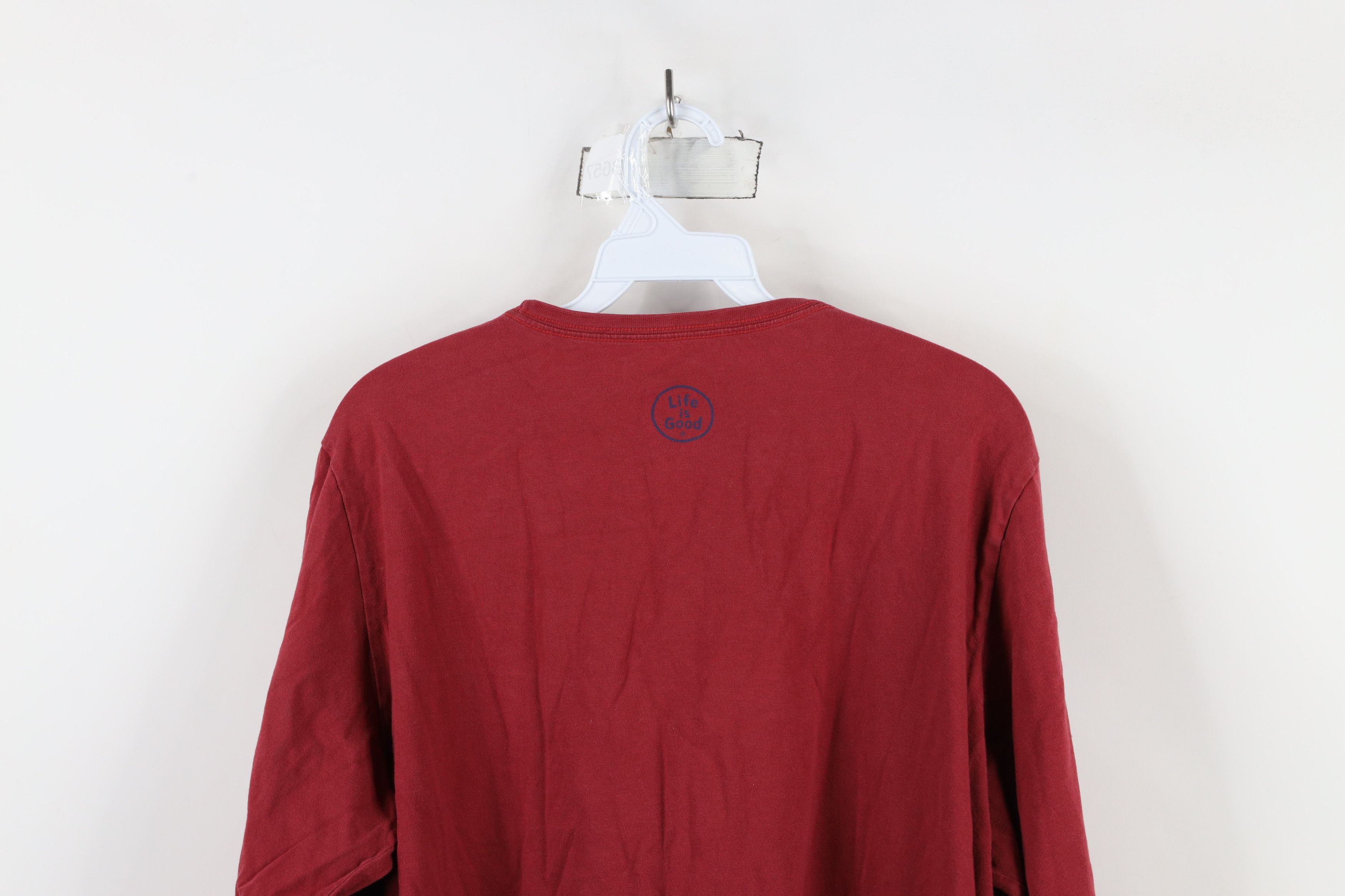 Life is Good × Vintage Life Is Good The Person Your Dog Thinks You Are T-Shirt Red Size US XL / EU 56 / 4 - 13 Thumbnail
