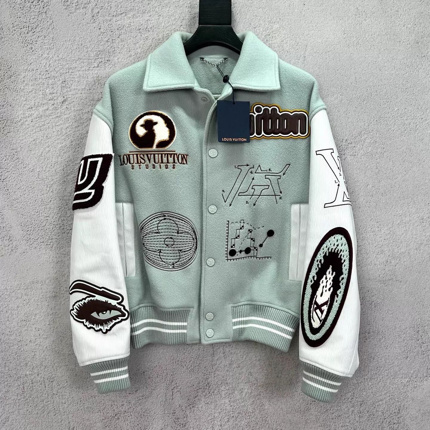 Louis Vuitton Louis Vuitton Evil Eye Baseball Jacket New 44 Size US S / EU 44-46 / 1 - 1 Thumbnail