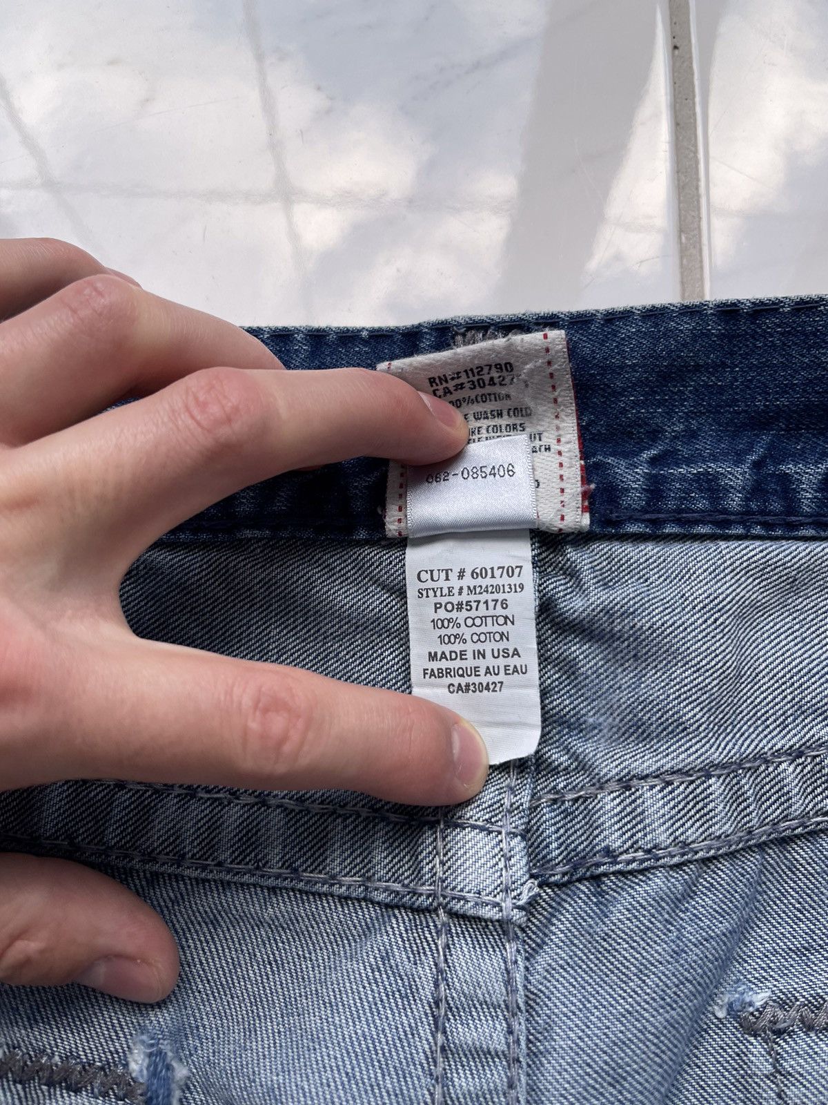 True Religion Vintage Y2k True Religion Rare Jeans TRASHED Size US 33 - 11 Thumbnail