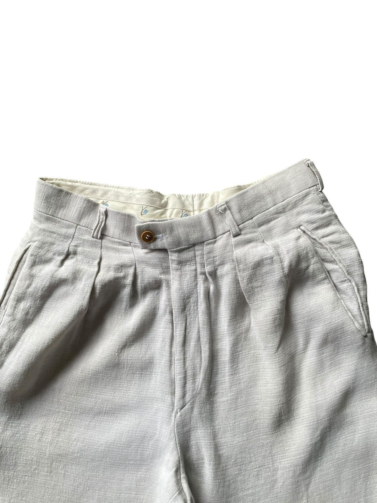 Designer × Kenzo × Vintage Vintage Kenzo Beige Pleated Pant Size US 30 / EU 46 - 3 Thumbnail
