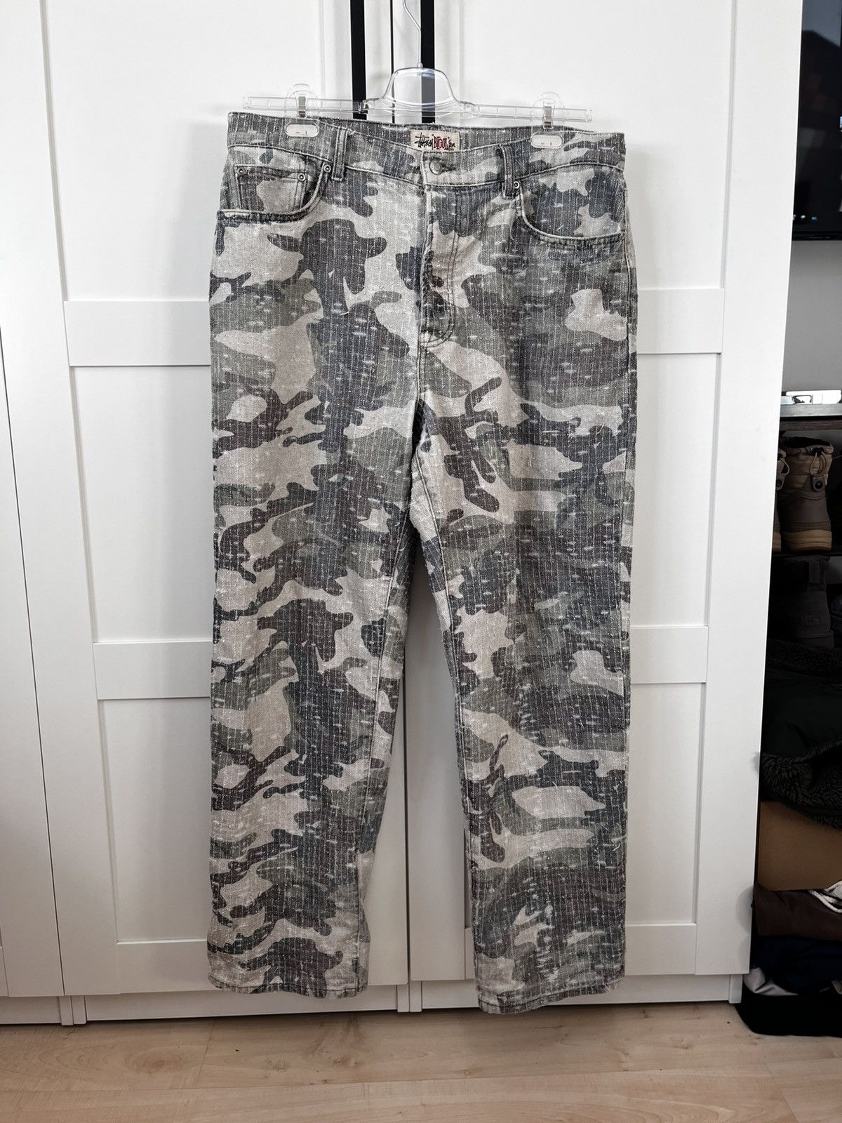 パンツ Stussy 24ss BIG OL' JEAN CAMO CANVAS Stussy Big Ol' Stenpat Camo Jean Fortine Men's - FW24 - US