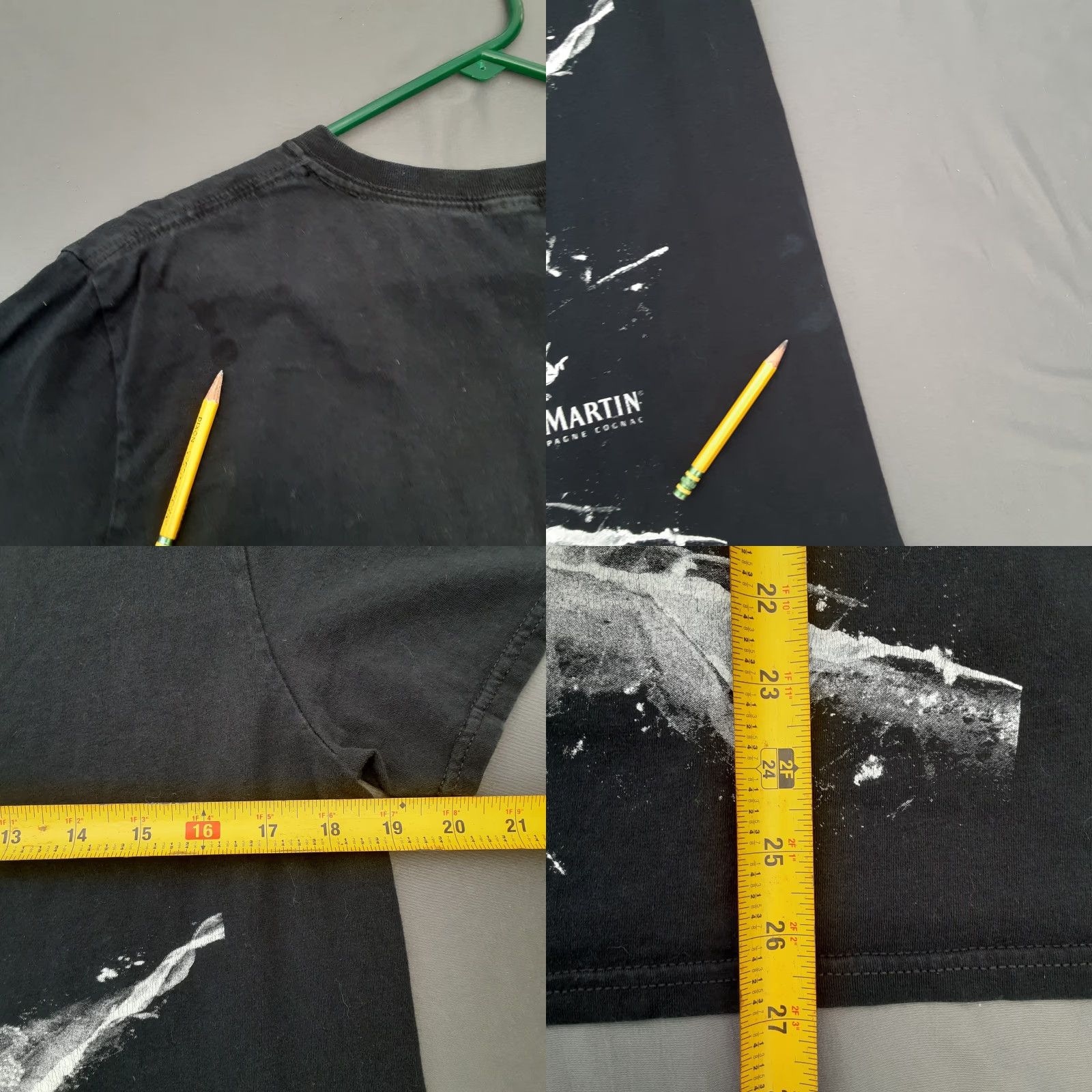 Gildan VINTAGE Gildan T-Shirt Mens Size M Black Short Sleeve Graphic Print Logo Cognac Remy Martin Fine Champagne Alcohol Crew Neck Classic All Seasons Size US M / EU 48-50 / 2 - 8 Thumbnail