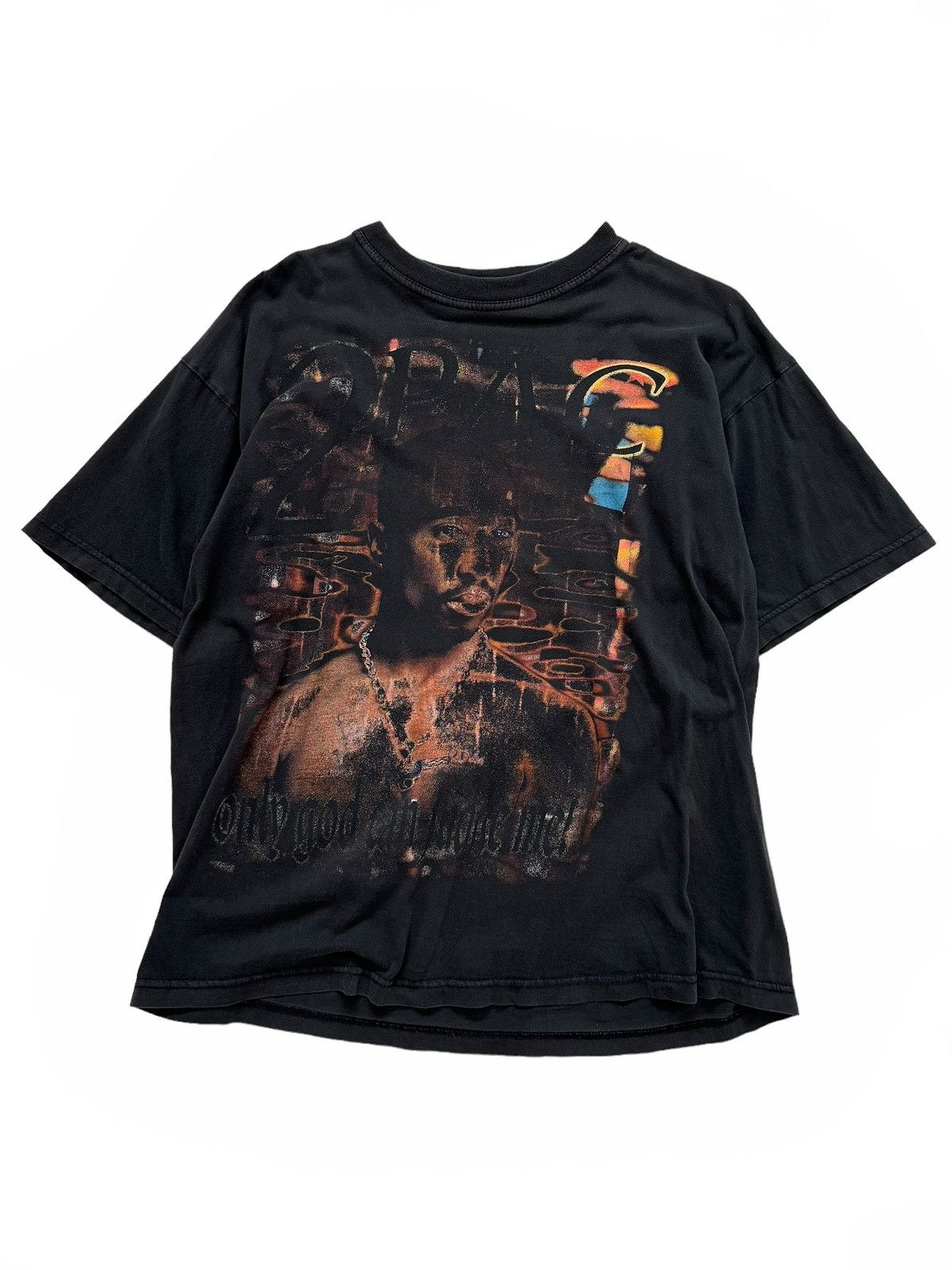Vintage Bootleg Vintage Thrashed R.I.P. Tupac Shirt Size US L / EU 52-54 / 3 - 1 Thumbnail