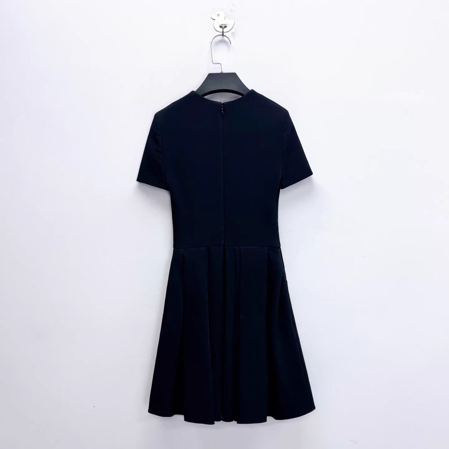 Dior Dior Black Wool-Silk Blend Short Sleeve Dress 34 Rare NWT Size XS / US 0-2 / IT 36-38 - 2 Thumbnail