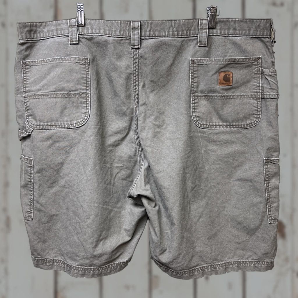 Carhartt Carhartt Shorts Cargo Workwear Mens Size 48 Brown Original Fit 10in Inseam Canvas Cotton Pockets Logo Front Flat Front Size US 32 / EU 48 - 1 Thumbnail