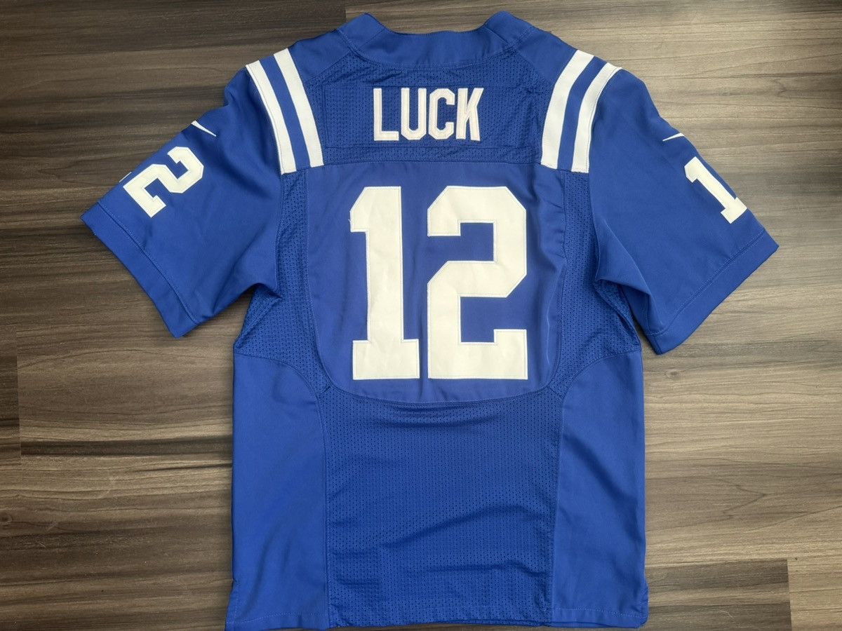 Nike Indianapolis Colts Andrew Luck #12 NFL Elite Stitched Jersey Size US M / EU 48-50 / 2 - 6 Thumbnail