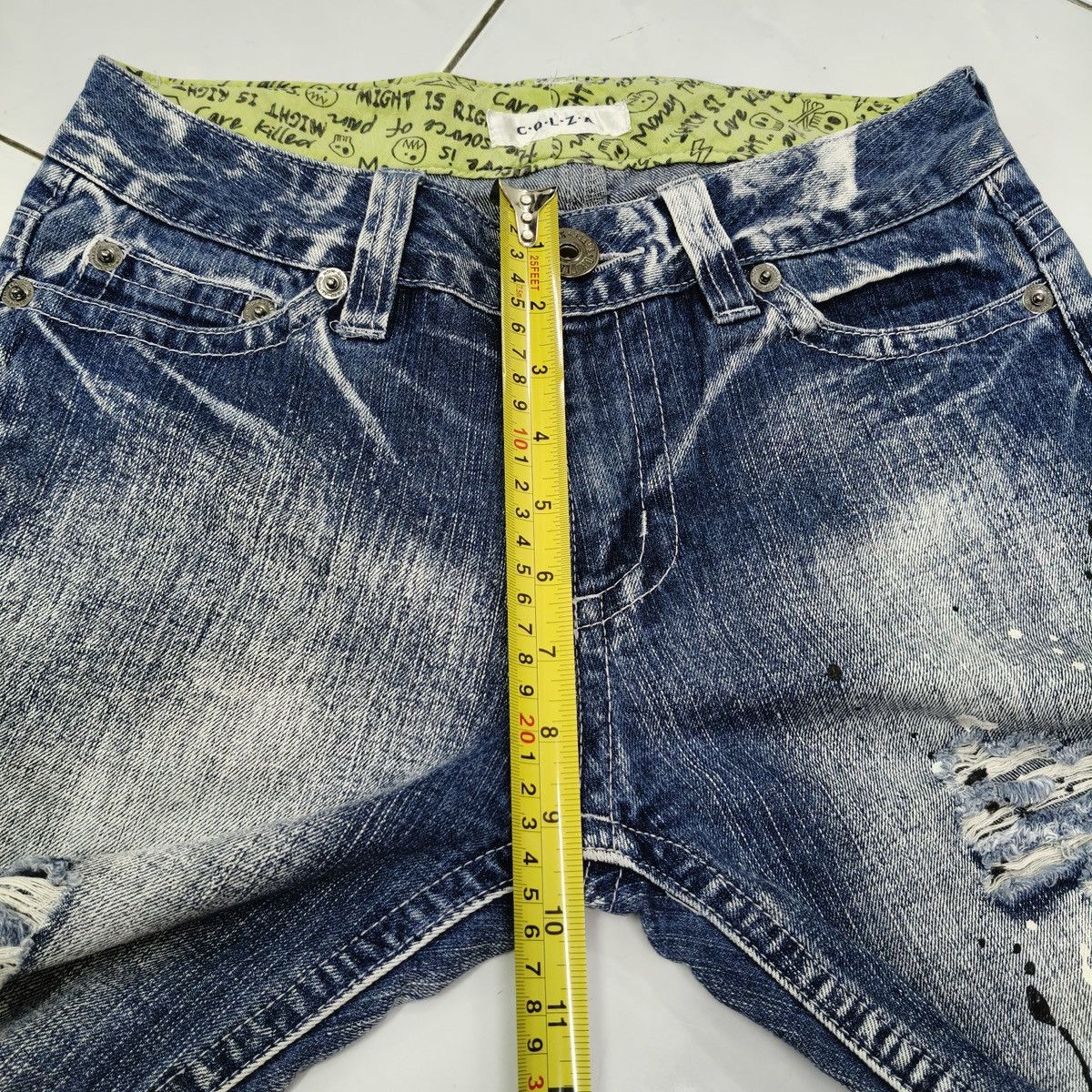 Japanese Brand Vintage Y2K Japanese Colza Paint Splatter Distressed Jeansp Size US 28 / EU 44 - 14 Thumbnail