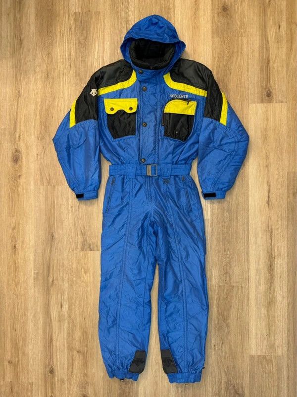 Descente Descente Ski Suit Dungarees Vintage Archive L Jacket Size US L / EU 52-54 / 3 - 1 Thumbnail