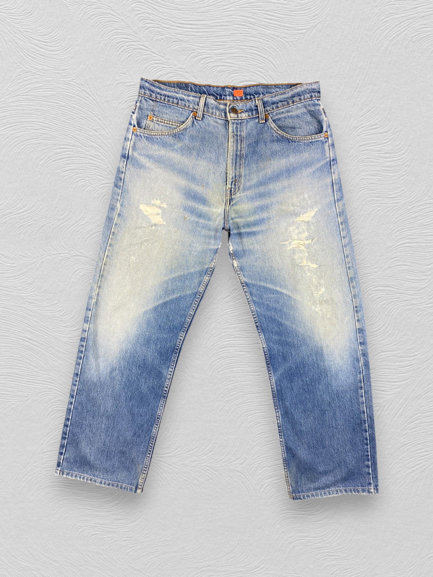 Levi's Distressed Blue Vintage Levi's 612 Orange Tab 35x29 -JN2312 Size US 35 - 1 Thumbnail