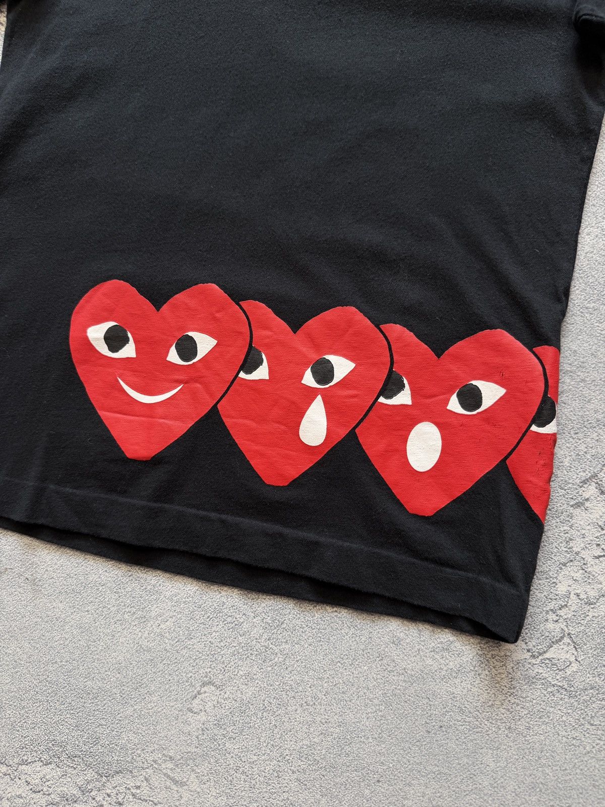 Comme des Garcons PLAY PLAY COMME DES GARÇONS RARE RETRO TEE BIG LOGO Size US S / EU 44-46 / 1 - 3 Thumbnail