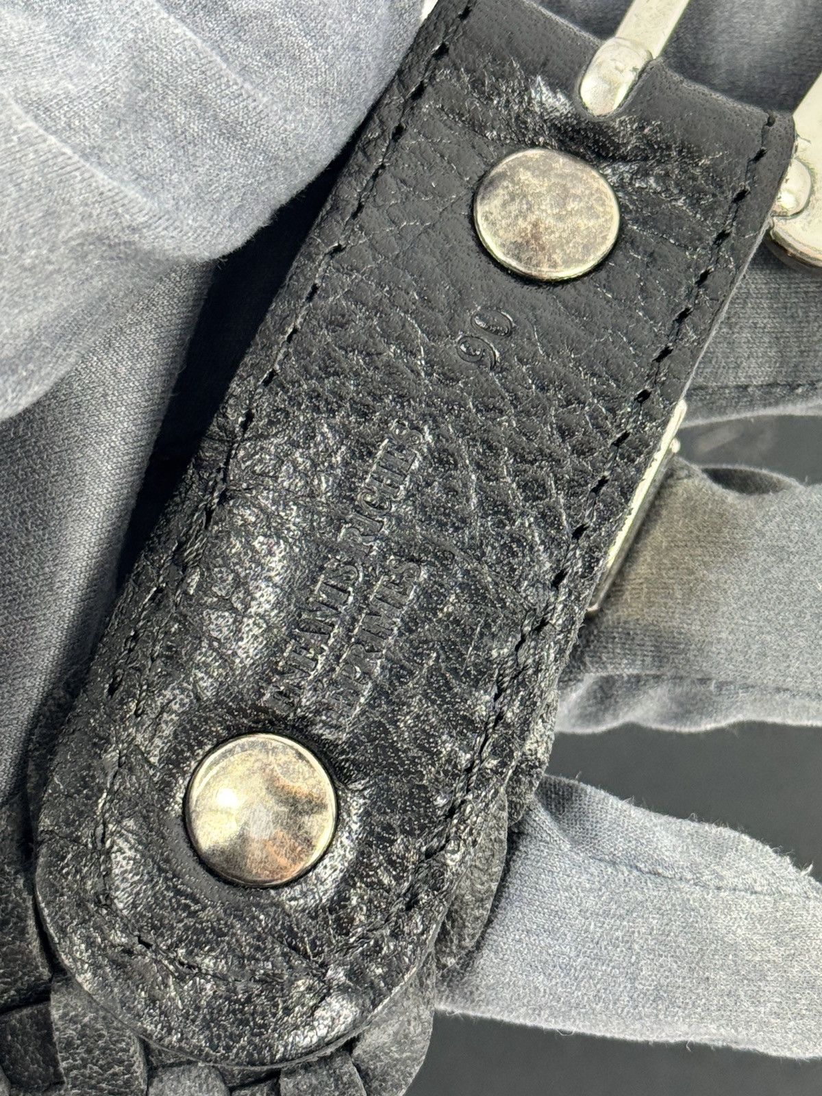 Enfants Riches Deprimes PORT OF SOULS BRAIDED LEATHER BELT SIZE90 Size 30 - 8 Thumbnail