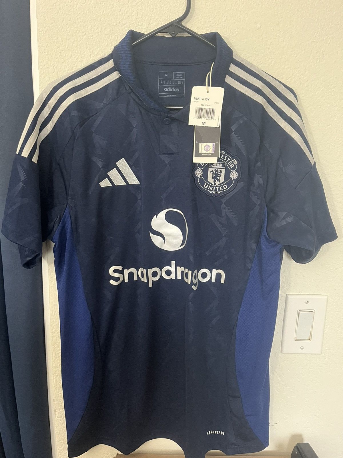 Adidas Adidas Manchester United 2024/25 Soccer Football Jersey Away Size US M / EU 48-50 / 2 - 1 Thumbnail