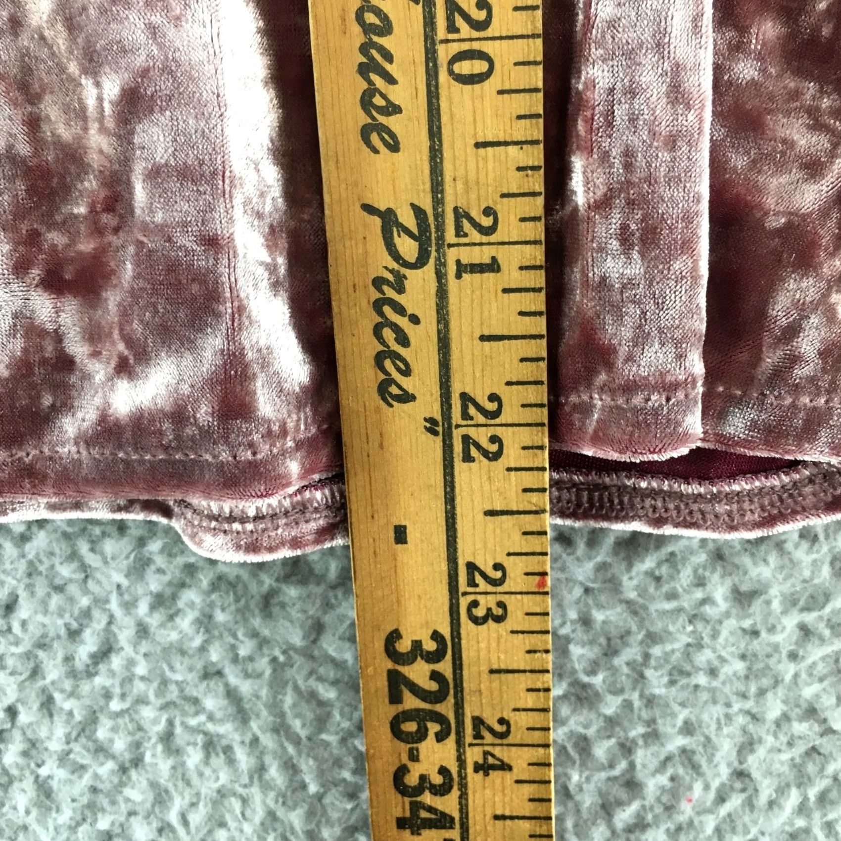 American Eagle Outfitters American Eagle Outfitters Blouse Womens Medium Pink Velvet Casual Shirt Size M / US 6-8 / IT 42-44 - 5 Thumbnail