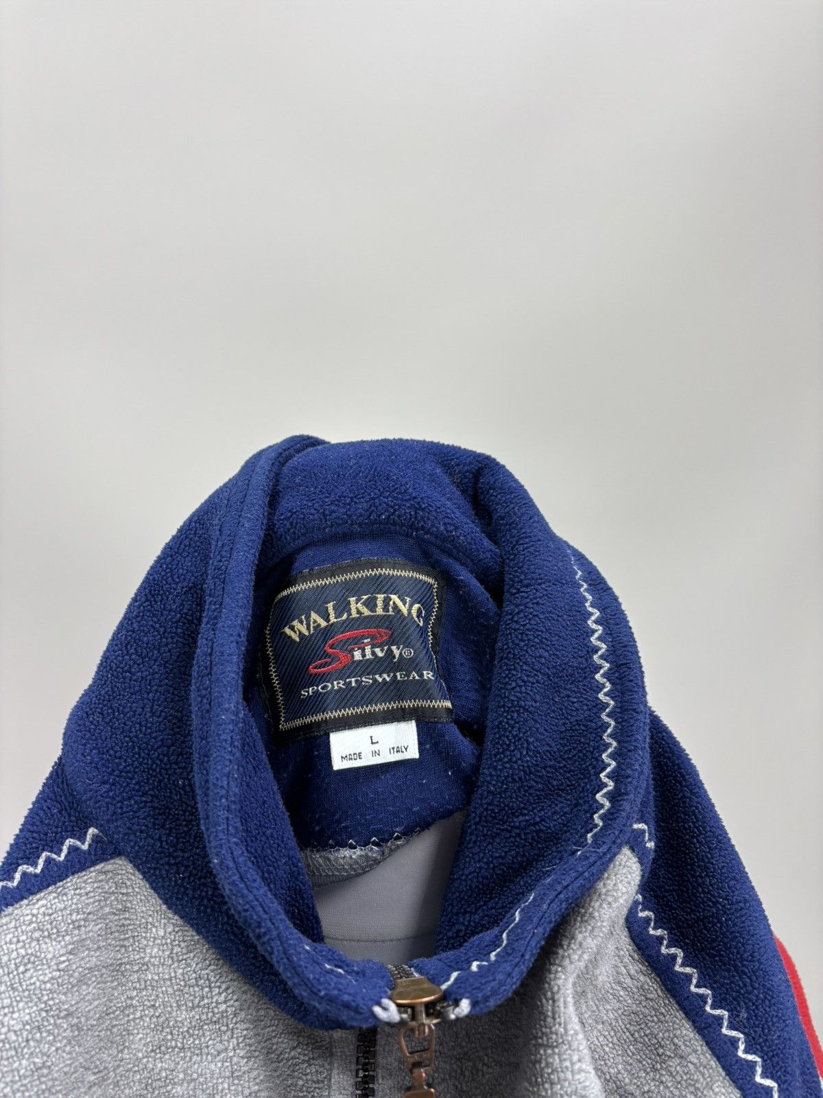 Other Mens fleece jacket Walking Silvy Size L Color Gray Size US L / EU 52-54 / 3 - 8 Thumbnail