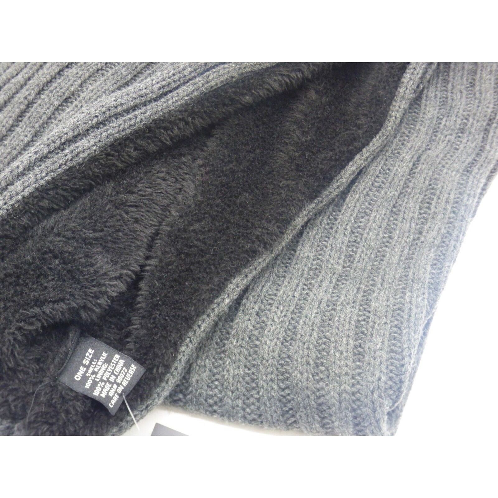 DKNY DKNY Fleece-Lined Knit Infinity Scarf, Gray Size ONE SIZE - 12 Thumbnail