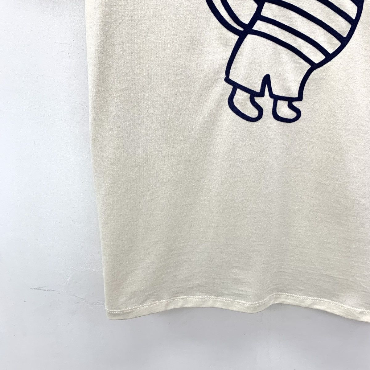 Max Mara MaxMara Suvi Apricot Cat Embroidered Short Sleeve K26WX Size L / US 10 / IT 46 - 4 Thumbnail
